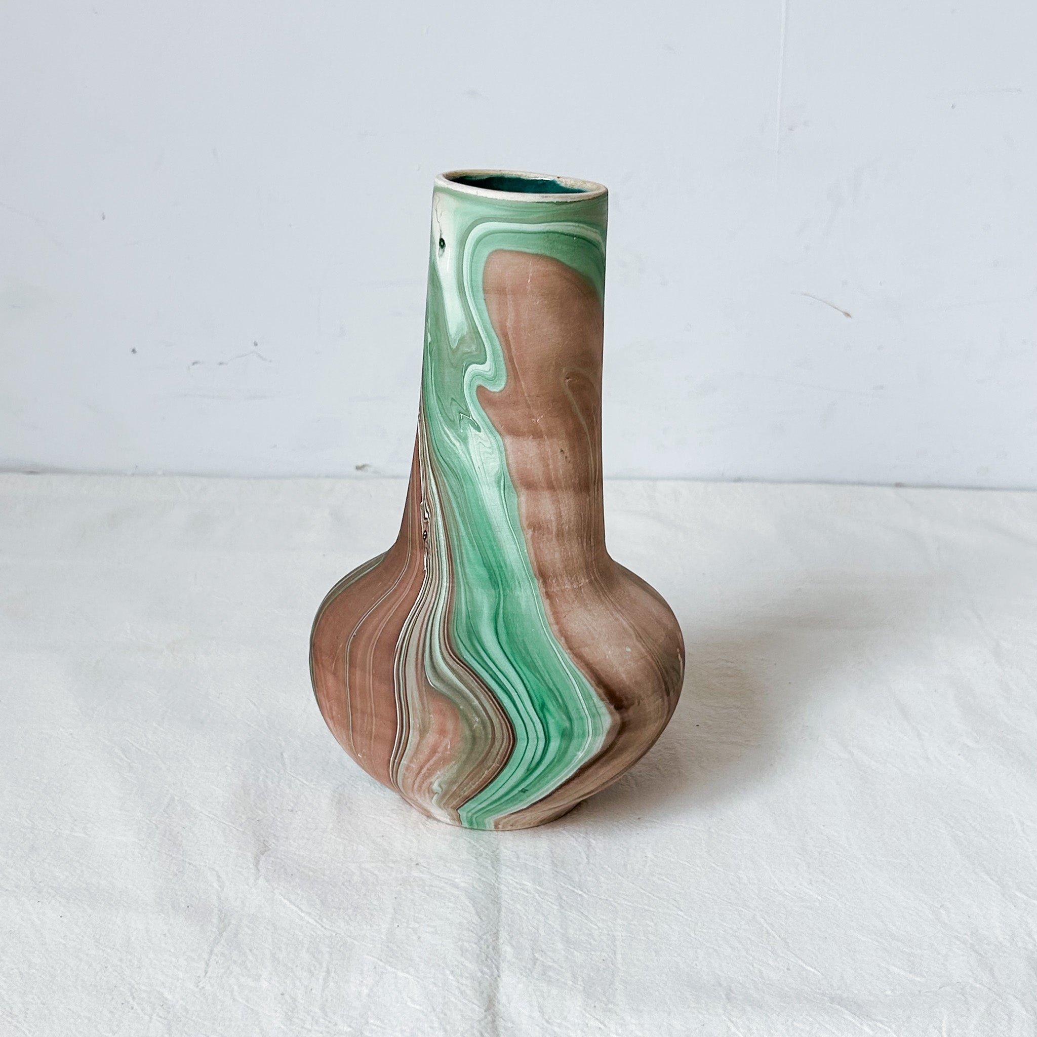 Marble Pottery Vase / マーブル模様の陶器花器