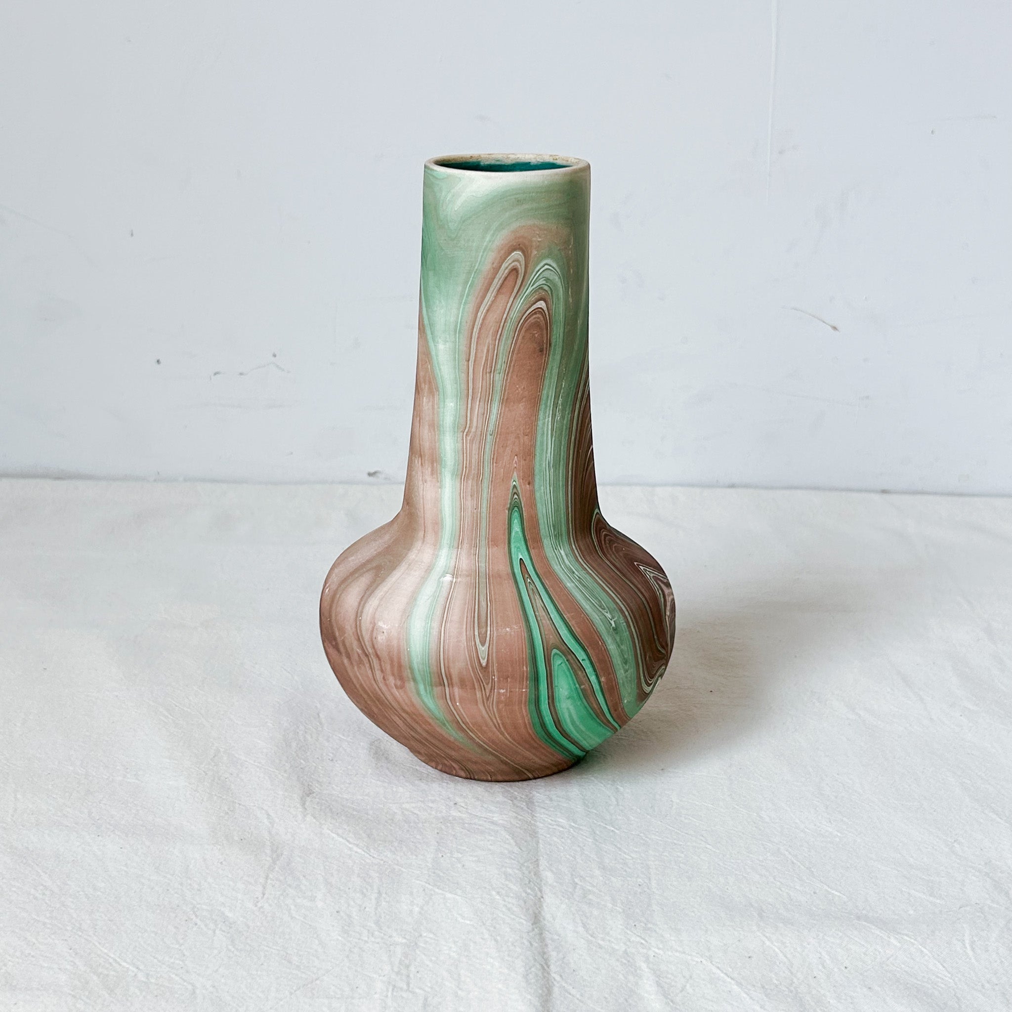 Marble Pottery Vase / マーブル模様の陶器花器