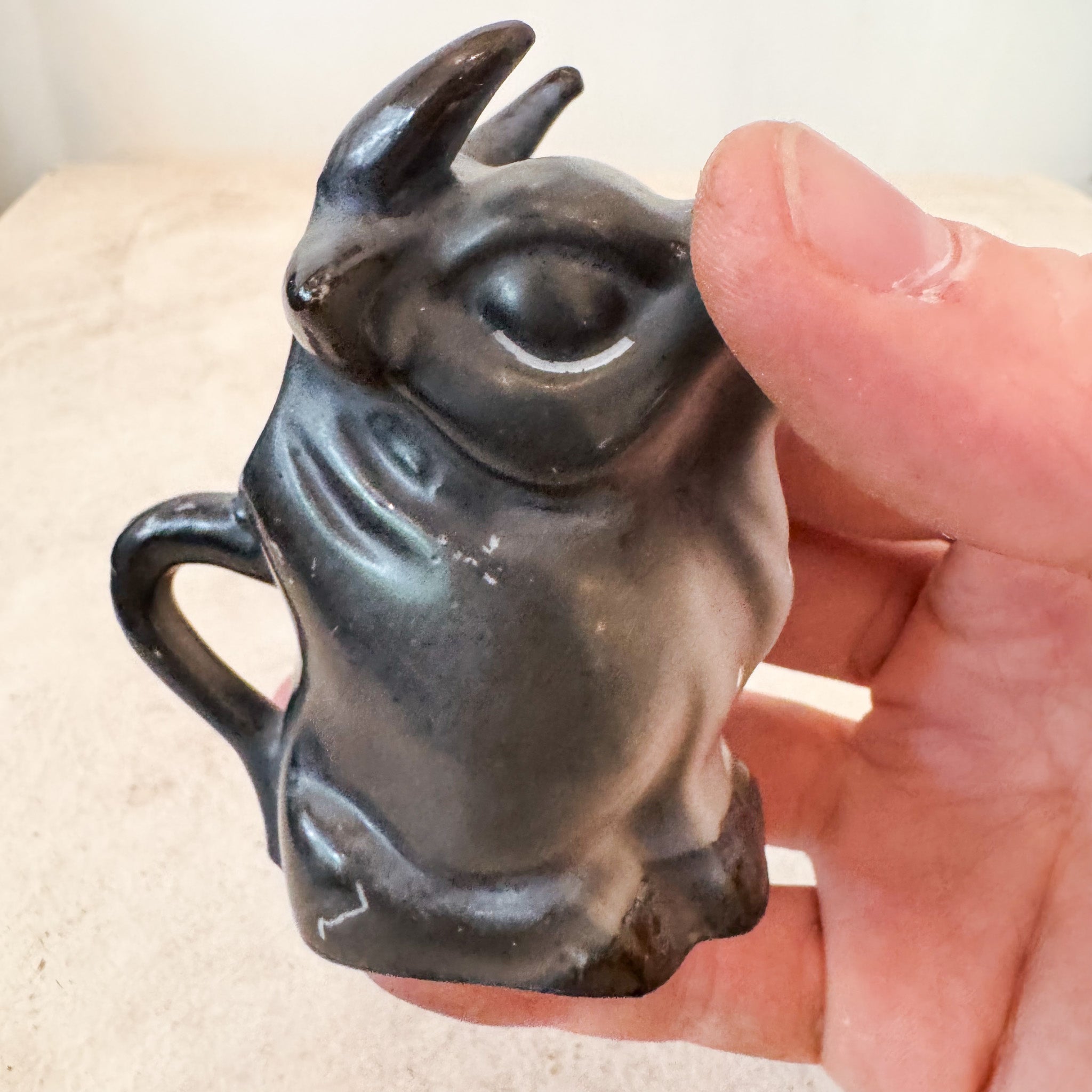 Pottery Caw pitcher / 陶器の牛ピッチャー