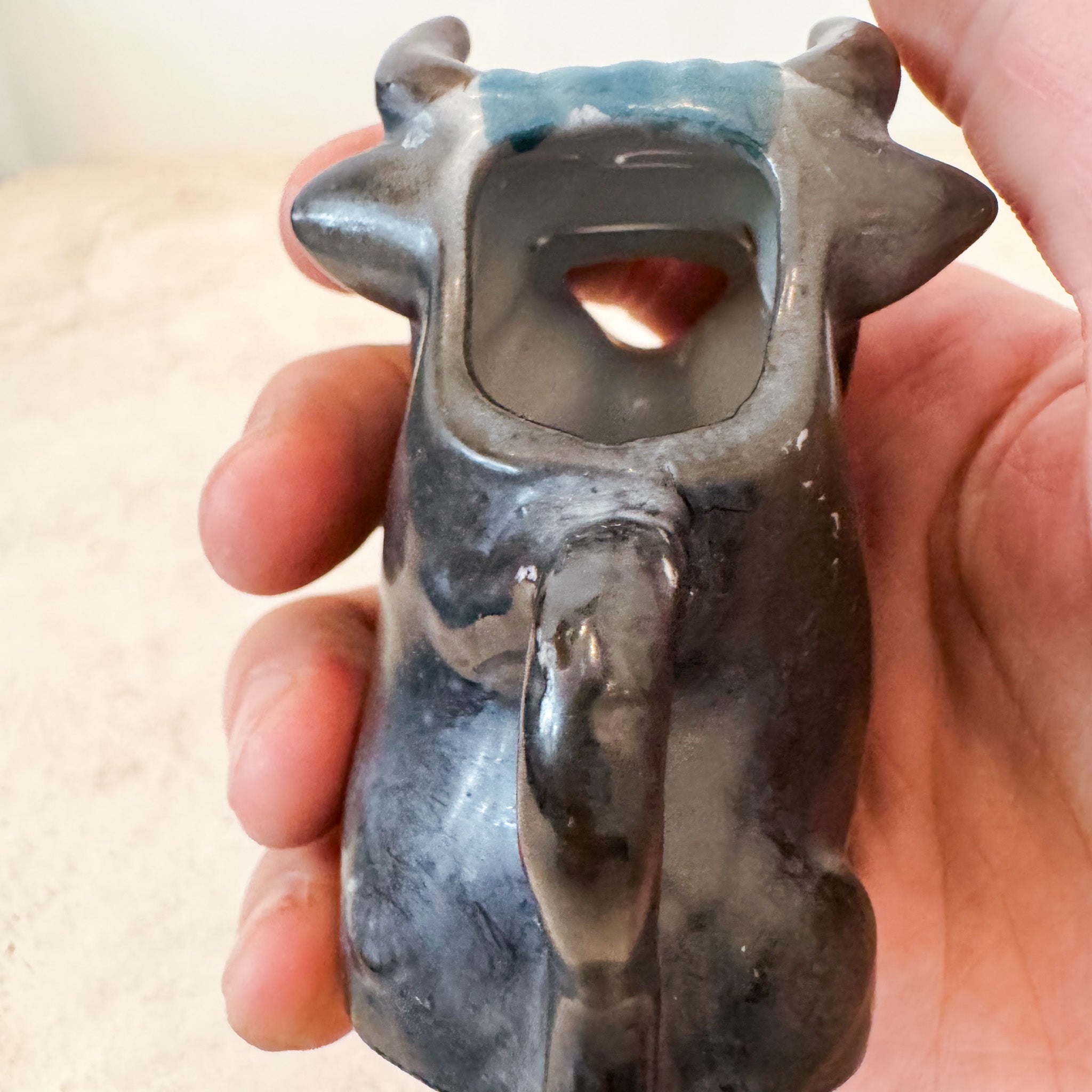 Pottery Caw pitcher / 陶器の牛ピッチャー