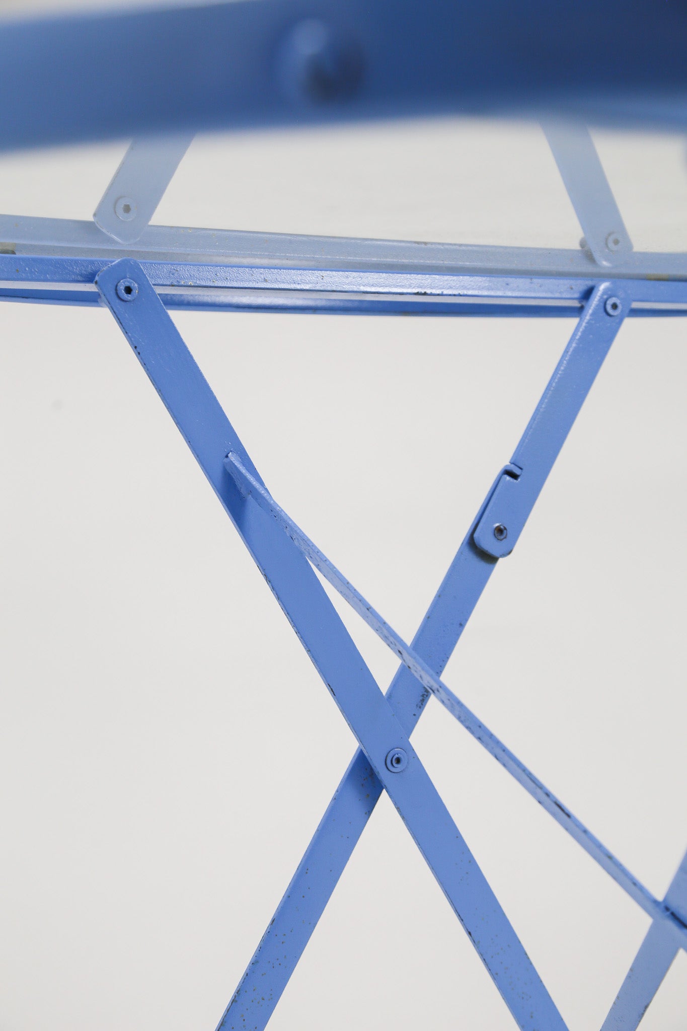 Folding Cafe Table with Glass Top / ガラス天板 フォールディング