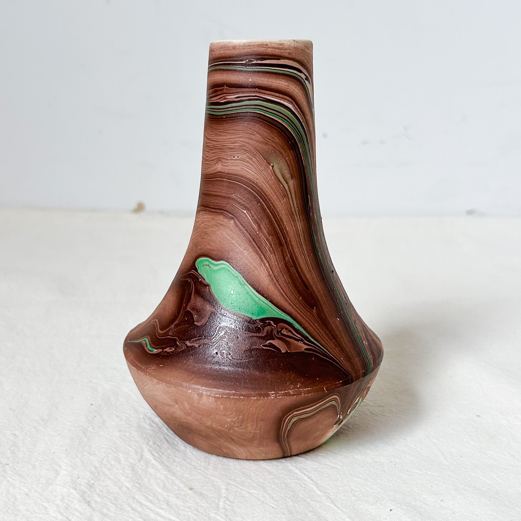 Marble Pottery Vase / マーブル模様の陶器花器