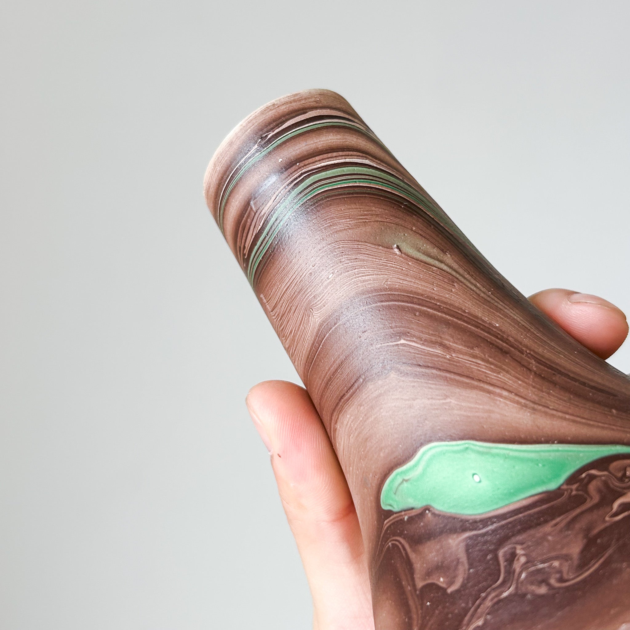 Marble Pottery Vase / マーブル模様の陶器花器