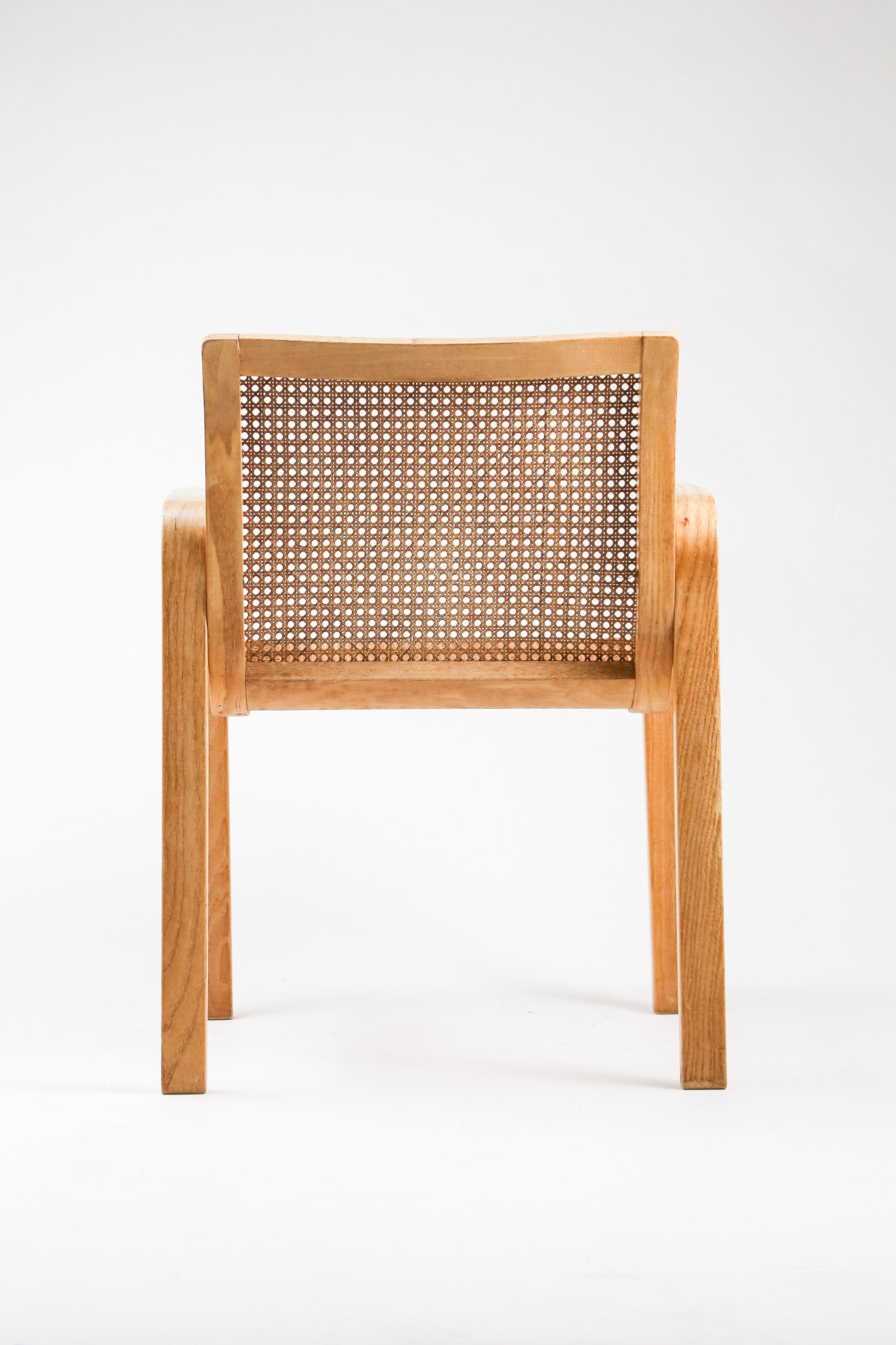 1970s Beechwood & Cane Armchair by Olivo Pietro / 1970年代 Olivo Pietro ビーチ材＆ラタン アームチェア