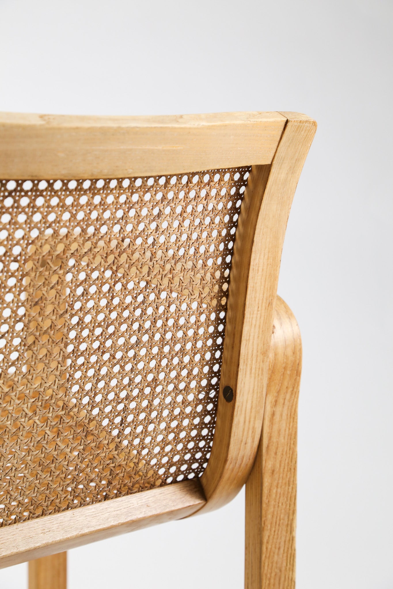 1970s Beechwood & Cane Armchair by Olivo Pietro / 1970年代 Olivo Pietro ビーチ材＆ラタン アームチェア