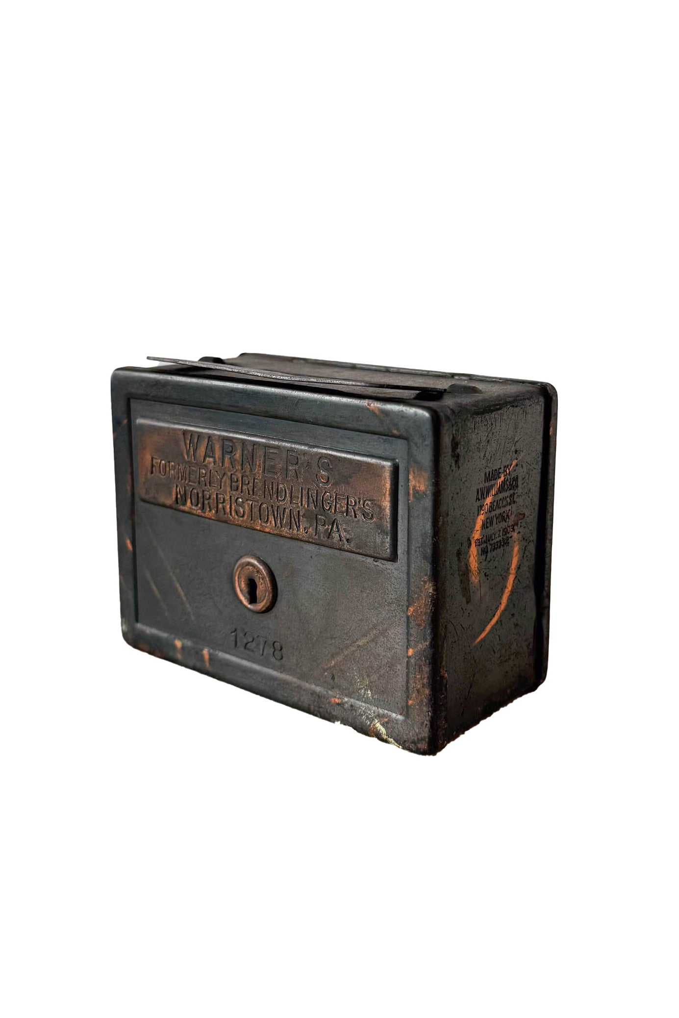 1900s Steel Safety Bank / 1900年代スチール貯金箱