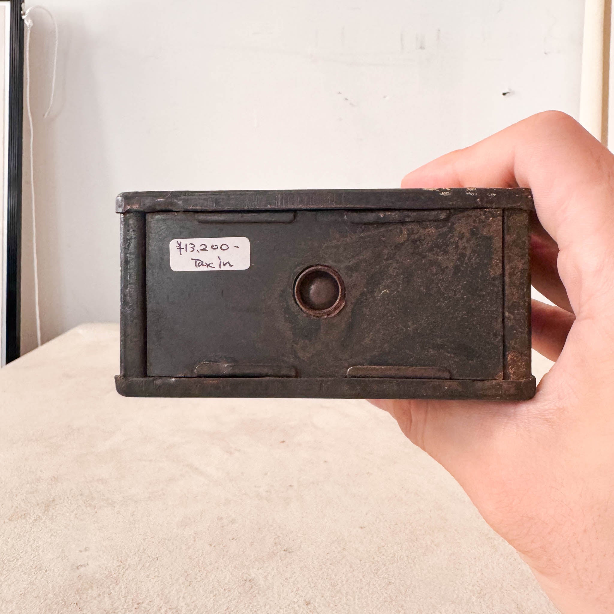 1900s Steel Safety Bank / 1900年代スチール貯金箱