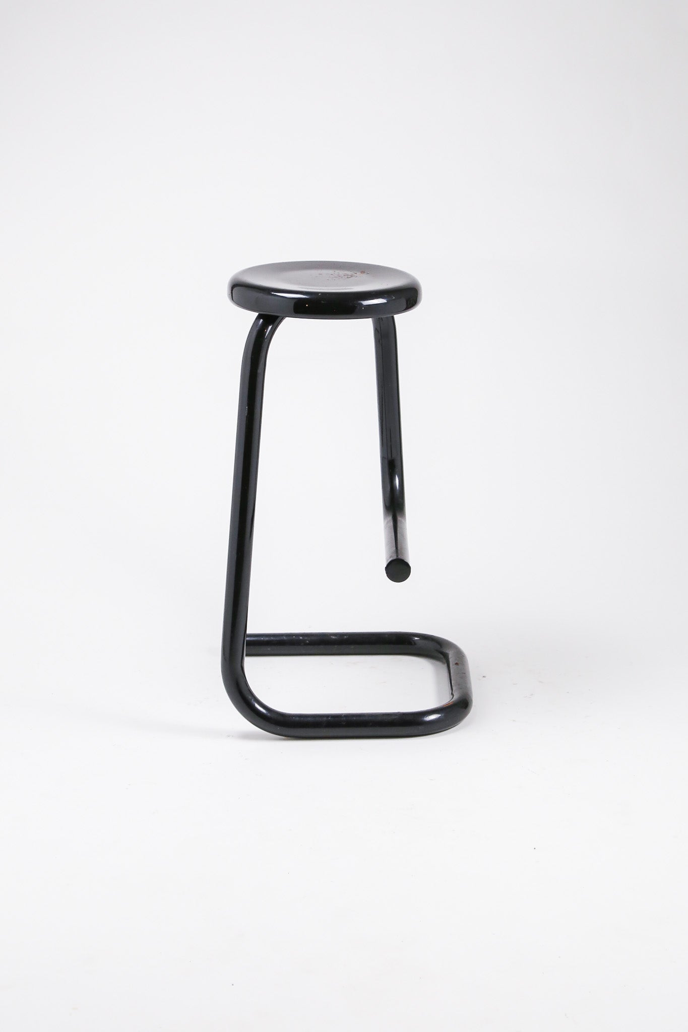 Vintage Postmodern Steel Cantilever Bar Stool / ヴィンテージ