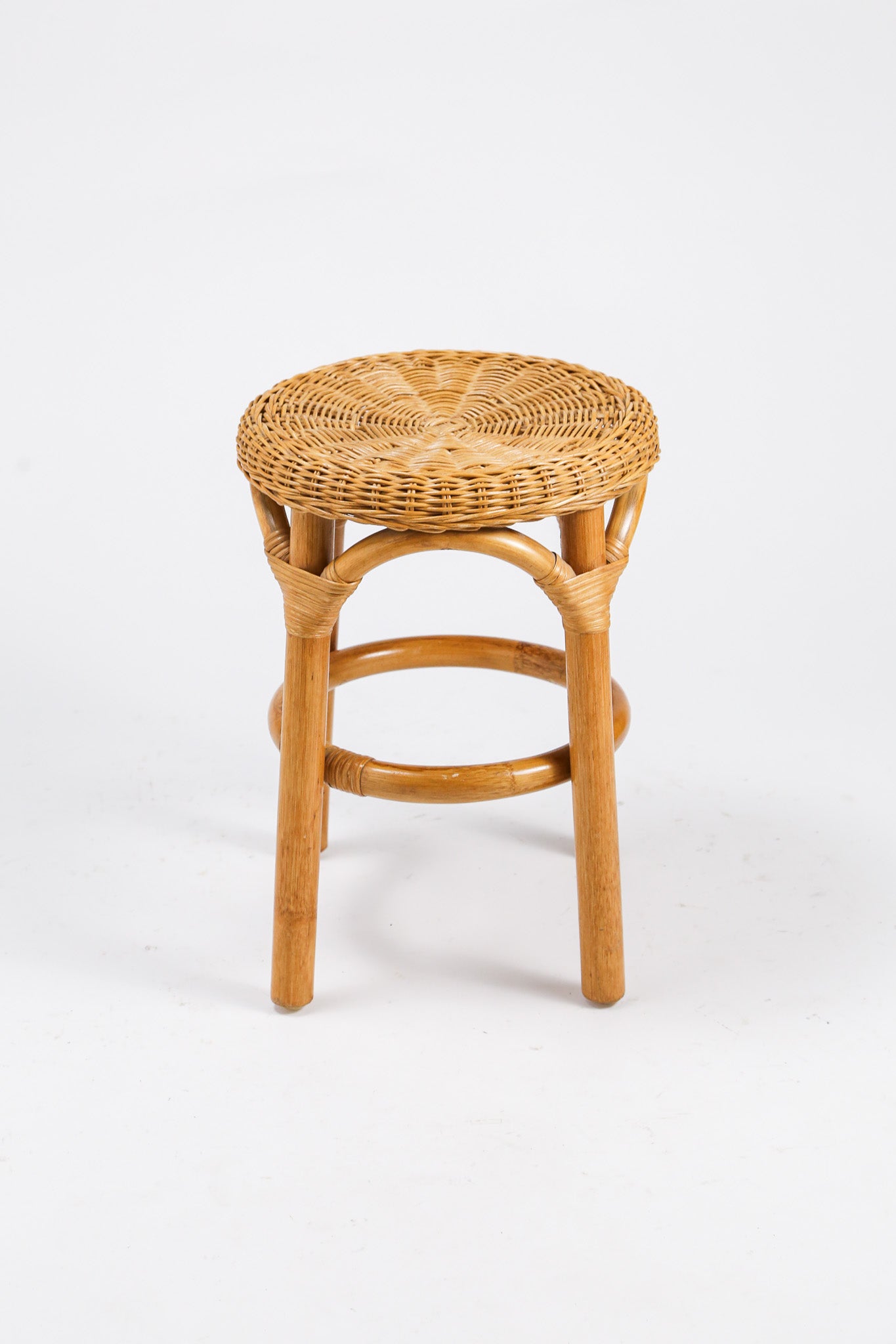 Vintage Rattan Stool / ヴィンテージ ラタンスツール