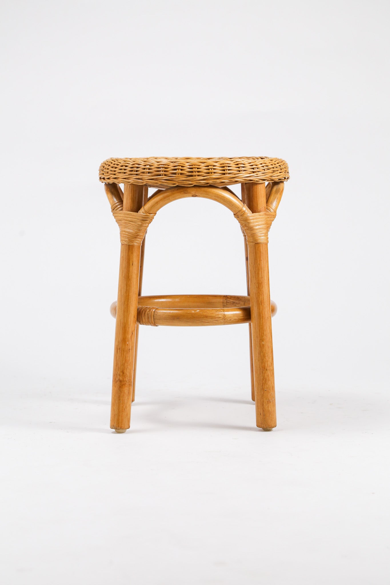 Vintage Rattan Stool / ヴィンテージ ラタンスツール