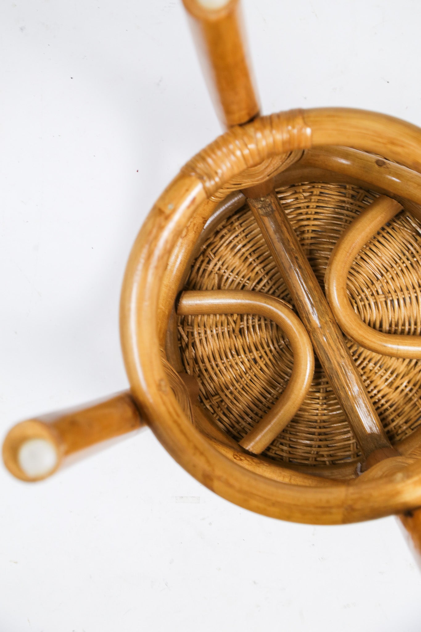 Vintage Rattan Stool / ヴィンテージ ラタンスツール
