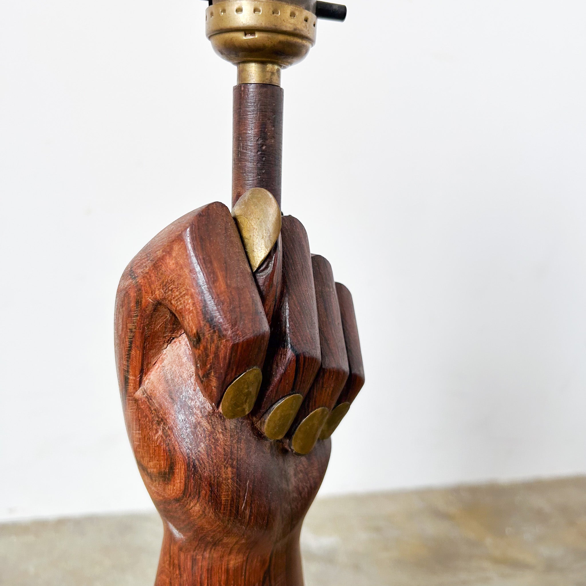 Hand Sign Lamp / ハンドサインのテーブルランプ