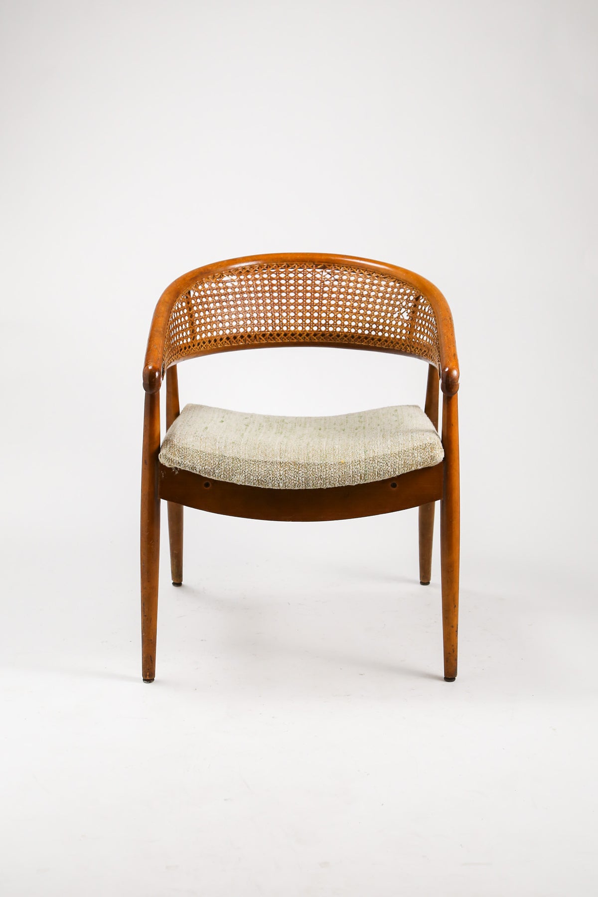 Mid-Century Rattan Back Armchair by James Mont / ミッドセンチュリー ラタンバック アームチェア