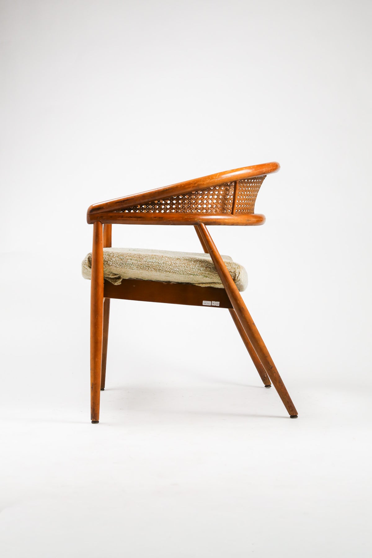 Mid-Century Rattan Back Armchair by James Mont / ミッドセンチュリー ラタンバック アームチェア
