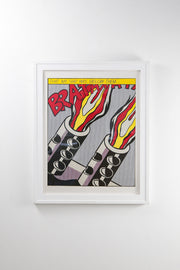 Roy Lichtenstein "As I Opened Fire" (Panel C) Poster / ロイ・リキテンスタイン "As I Opened Fire" ポスター