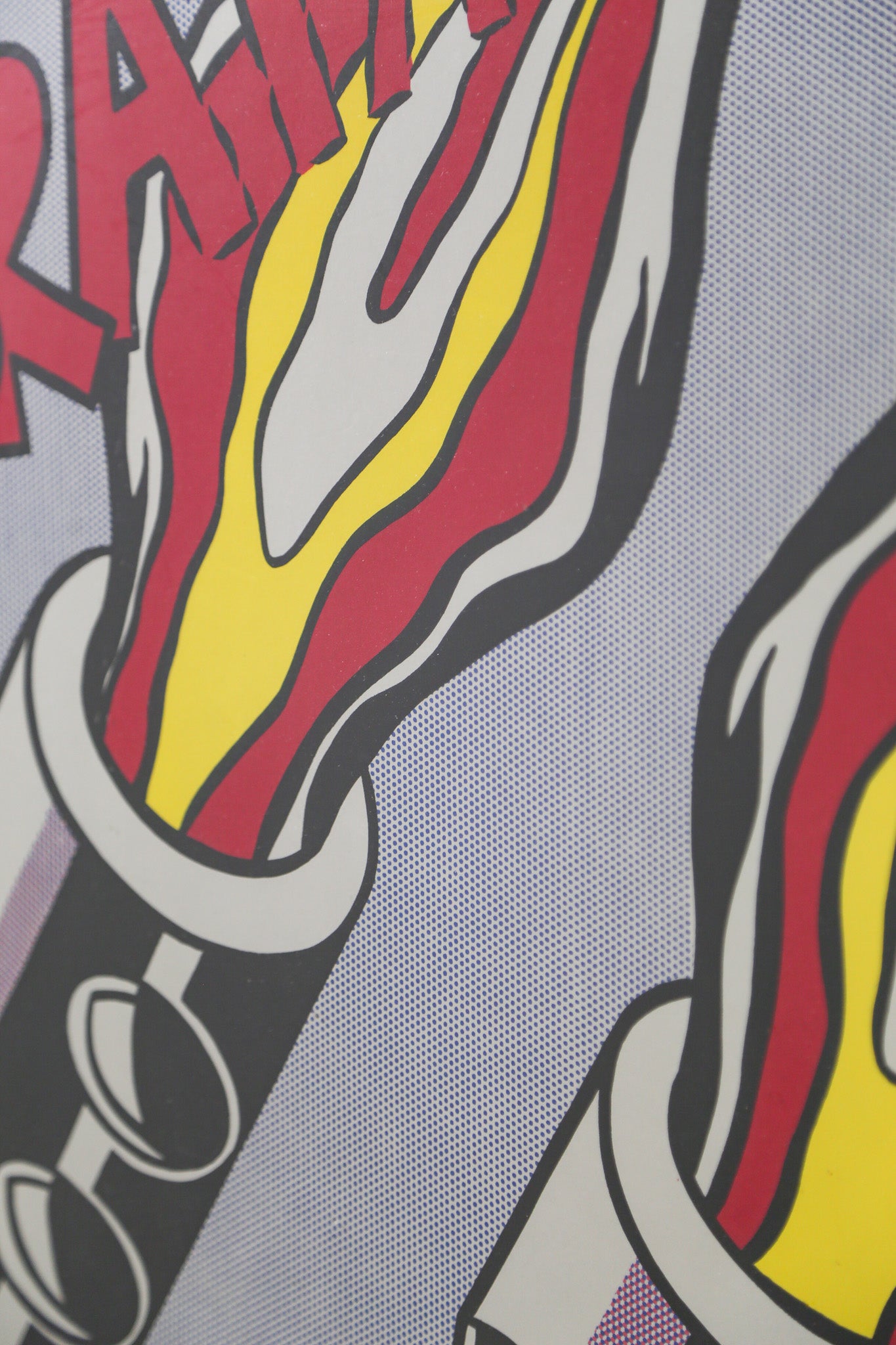 Roy Lichtenstein "As I Opened Fire" (Panel C) Poster / ロイ・リキテンスタイン "As I Opened Fire" ポスター