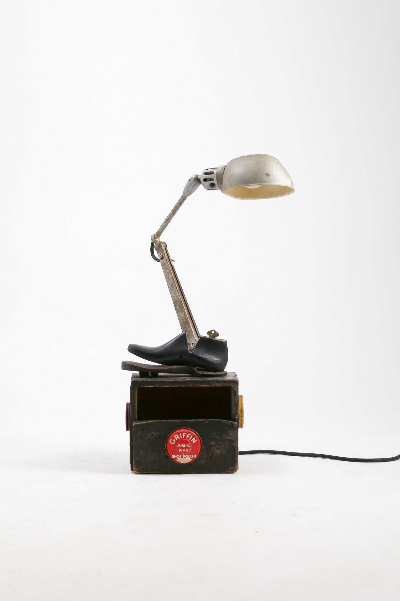 Assemblage Shoe Last Desk Lamp 