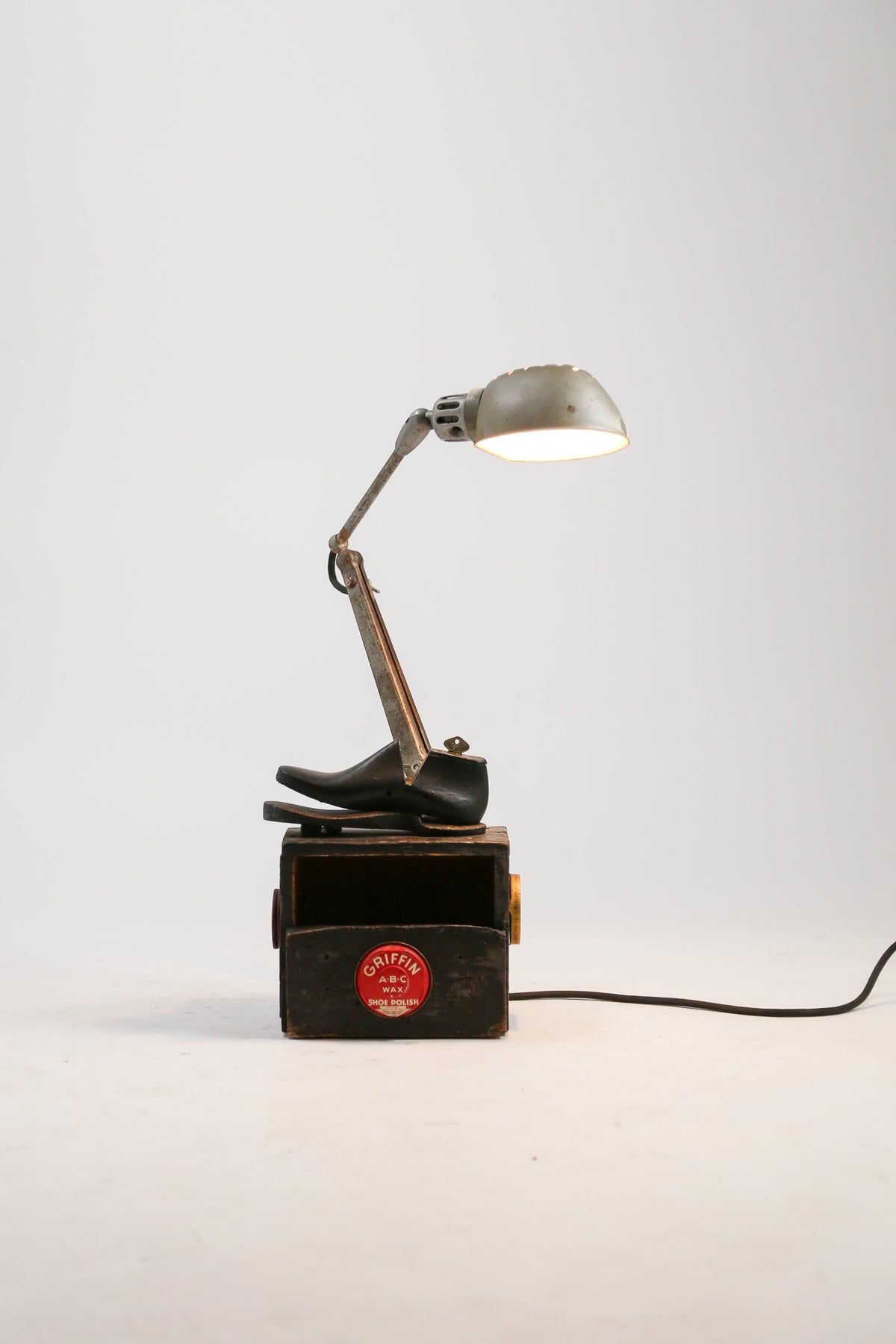 Vintage Assemblage Shoe Last Desk Lamp / ヴィンテージ アセンブラージュ デスクランプ