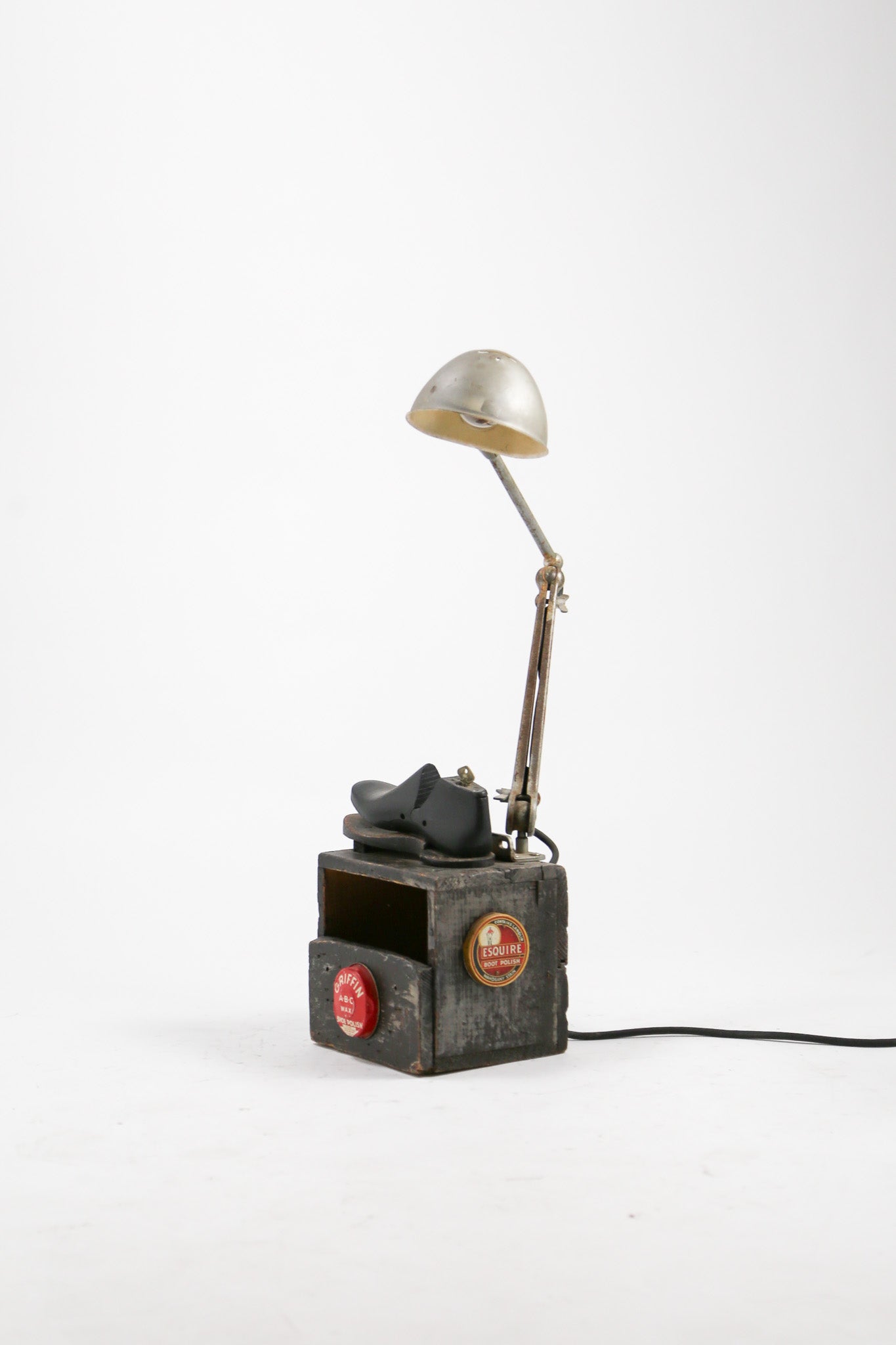 Vintage Assemblage Shoe Last Desk Lamp / ヴィンテージ アセンブラージュ デスクランプ