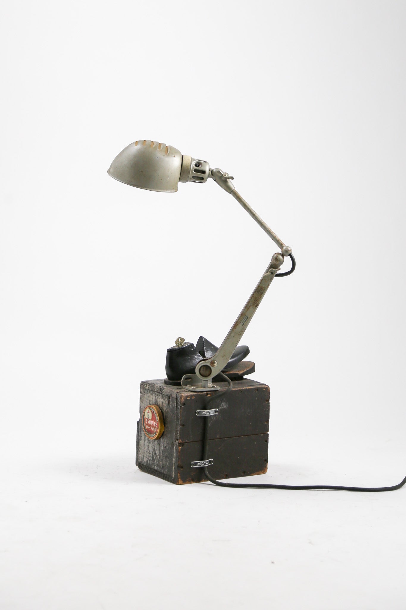 Vintage Assemblage Shoe Last Desk Lamp / ヴィンテージ アセンブラージュ デスクランプ