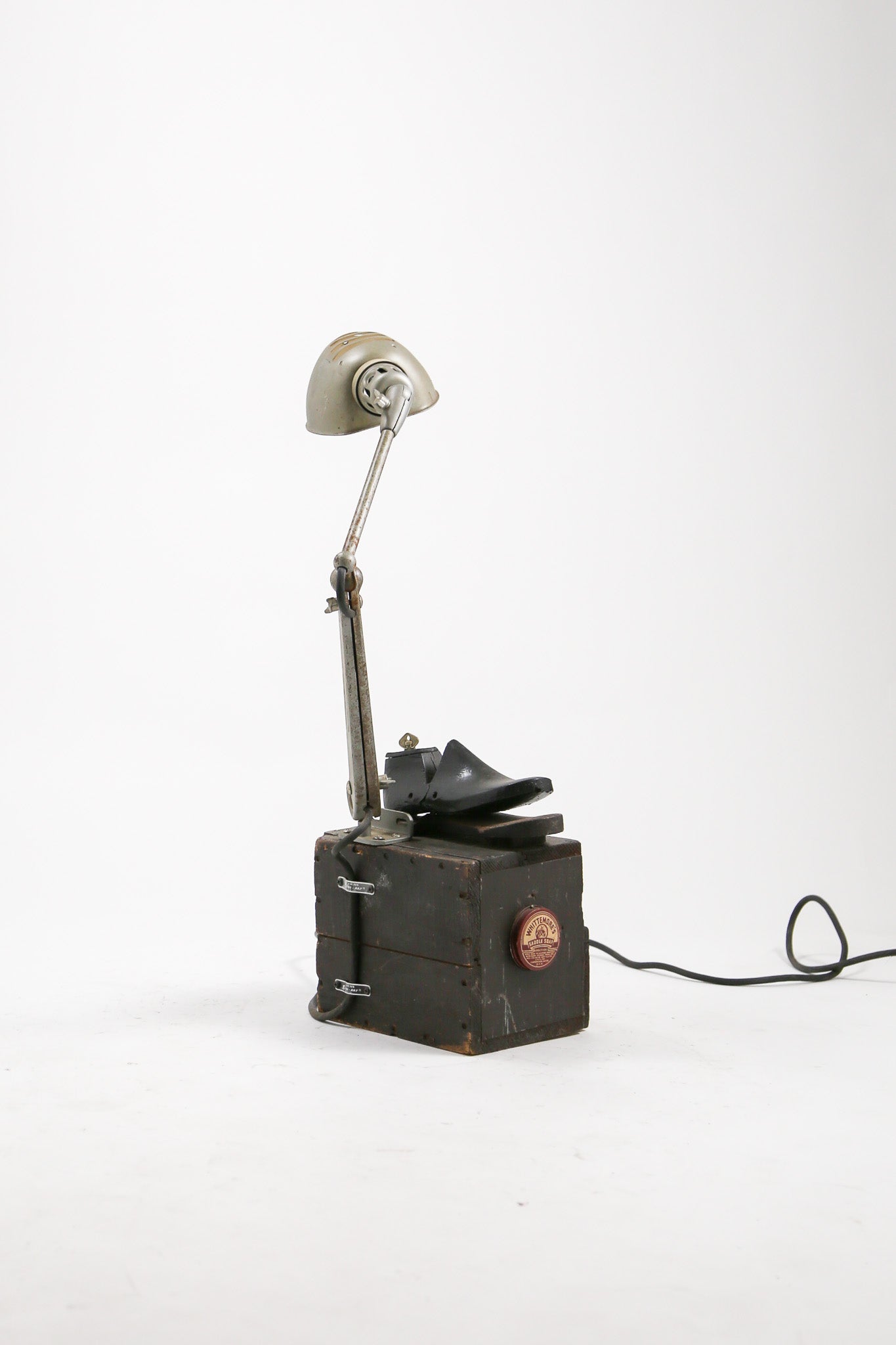 Vintage Assemblage Shoe Last Desk Lamp / ヴィンテージ アセンブラージュ デスクランプ
