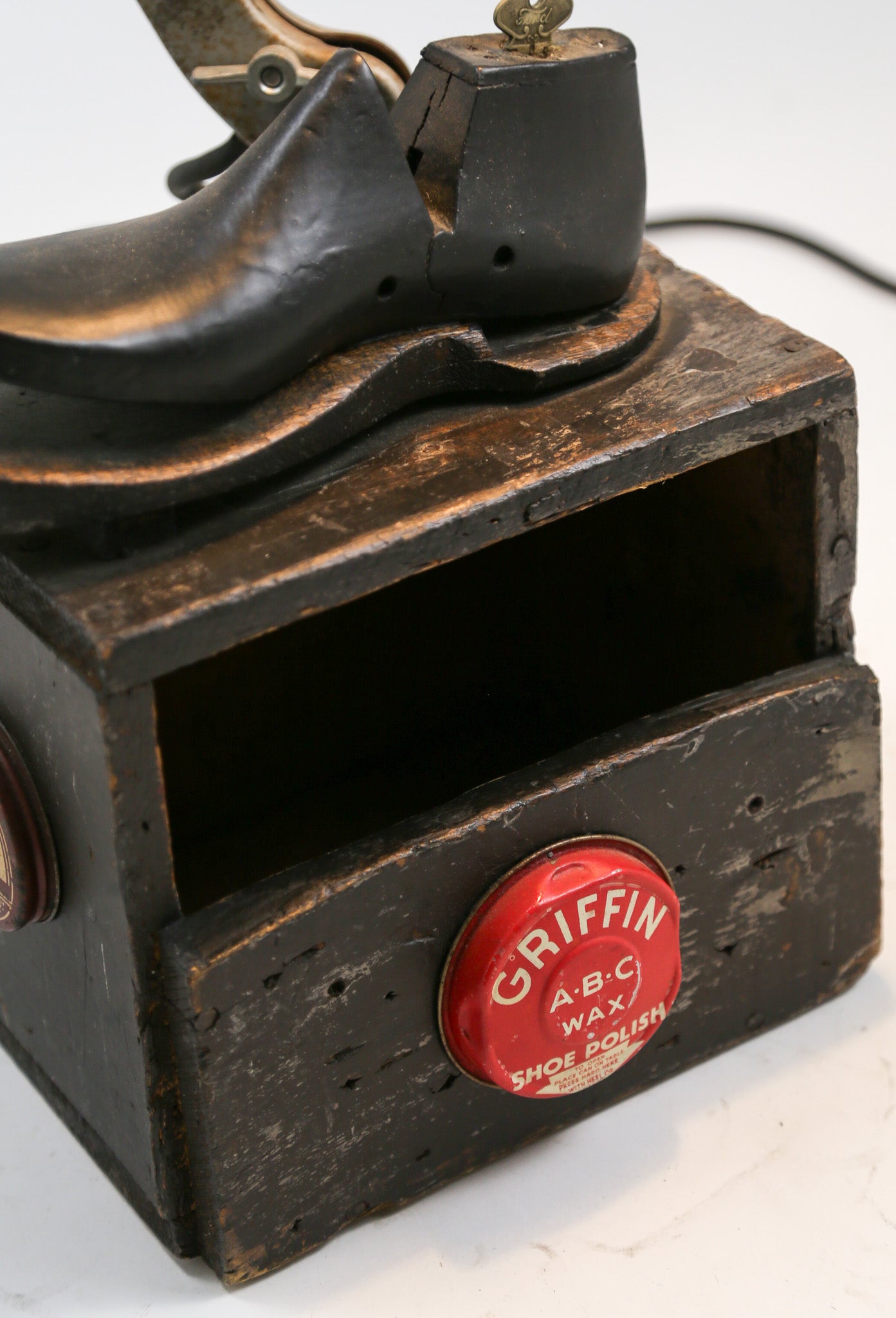Vintage Assemblage Shoe Last Desk Lamp / ヴィンテージ アセンブラージュ デスクランプ