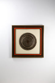 Windsor Art Products Optical Wall Art "Swirl Brown" / 70s オプティカル ウォールアート "スワール ブラウン"