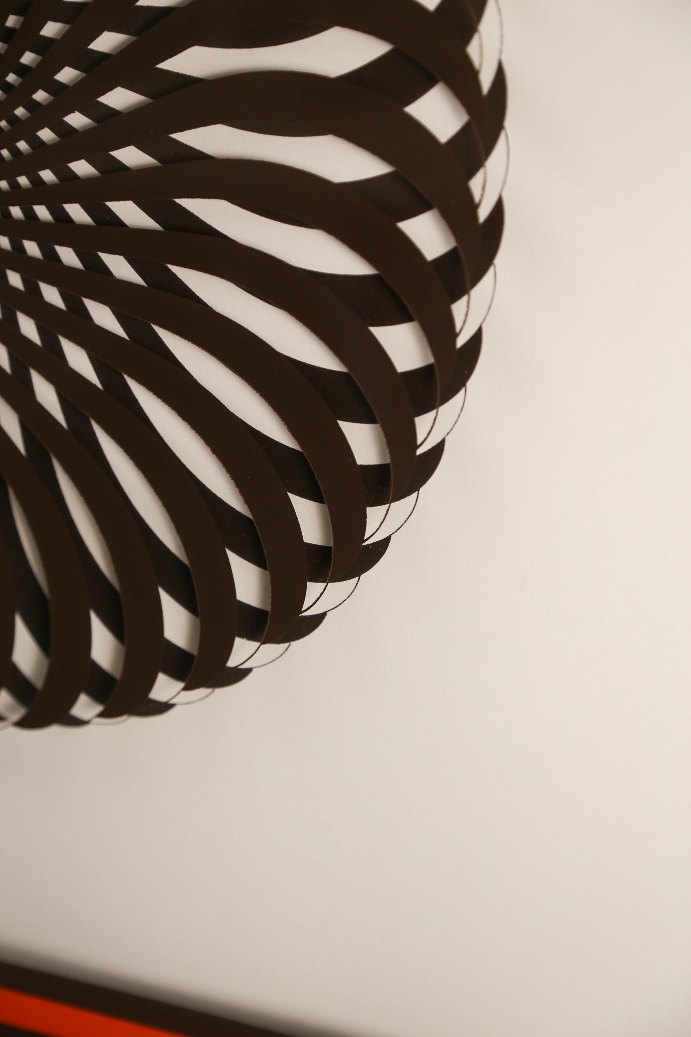 Windsor Art Products Optical Wall Art "Swirl Brown" / 70s オプティカル ウォールアート "スワール ブラウン"