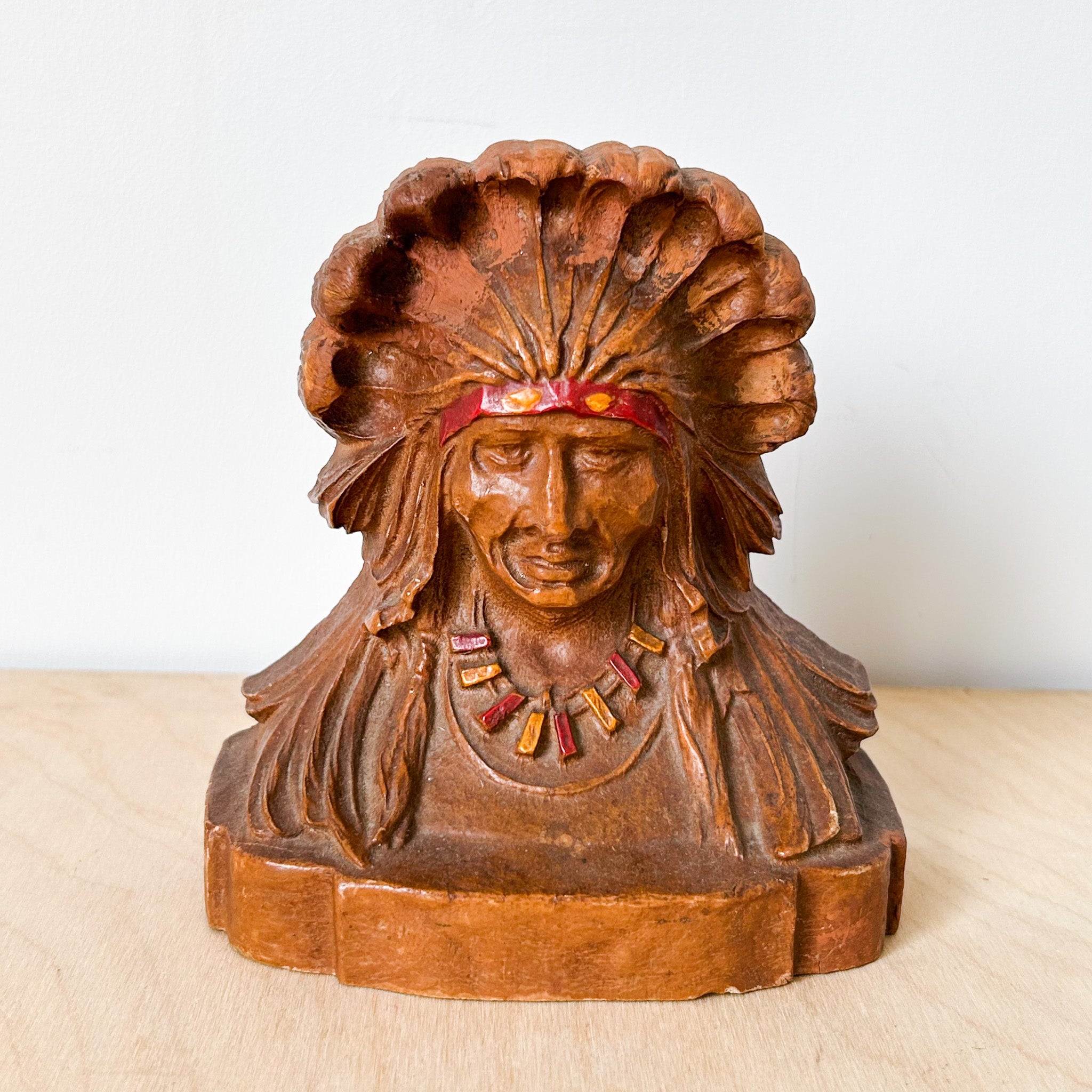 Native American Bookend / ネイティブアメリカンのブックエンド
