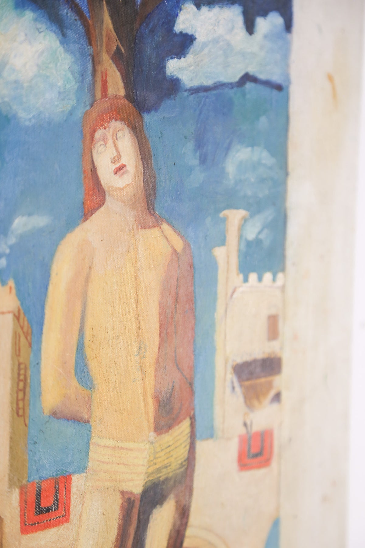 Vintage Canvas Oil Painting / ヴィンテージ キャンバス オイルペインティング