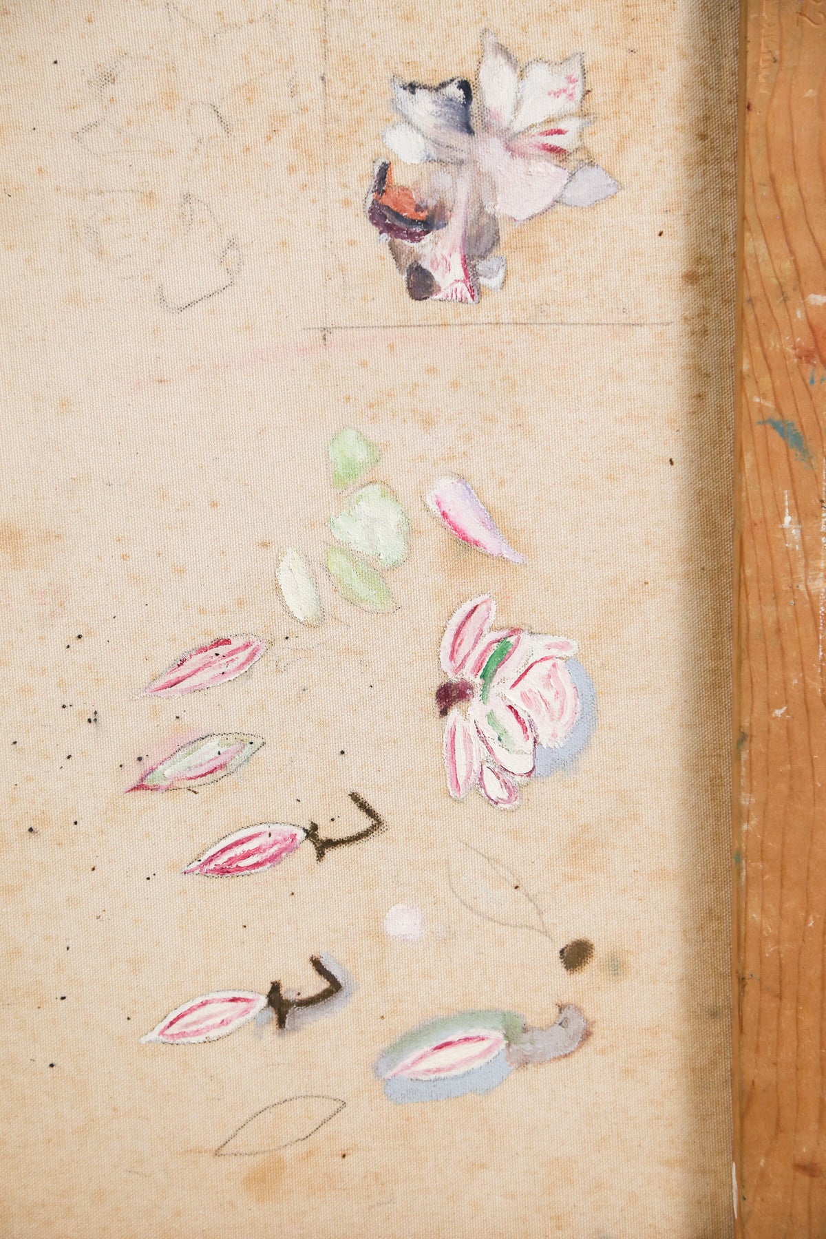 Vintage Canvas Oil Painting / ヴィンテージ キャンバス オイルペインティング