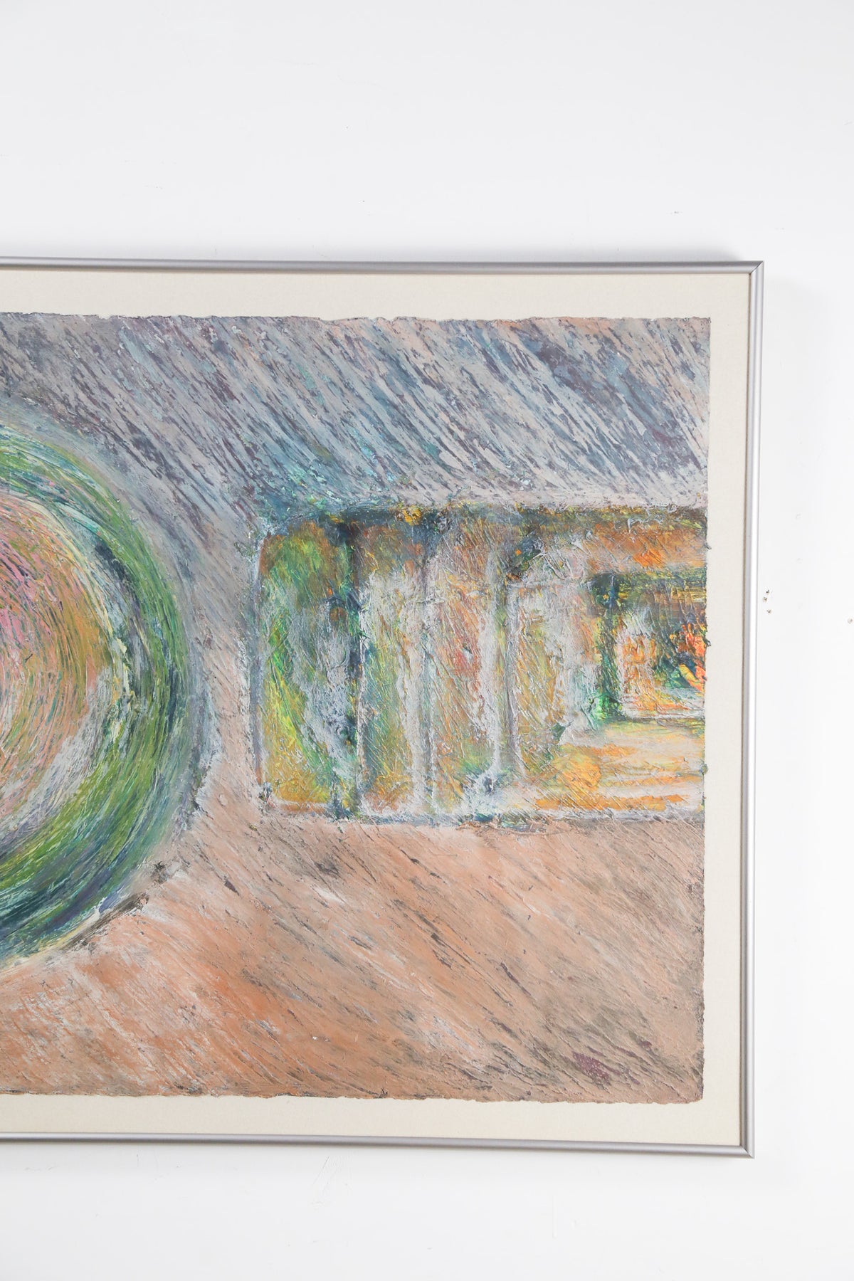Vintage Abstract Art Frame by Jessica Feldheim / ヴィンテージ アブストラクト アートフレーム