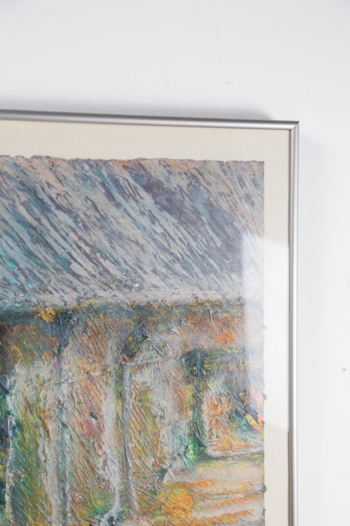 Vintage Abstract Art Frame by Jessica Feldheim / ヴィンテージ アブストラクト アートフレーム