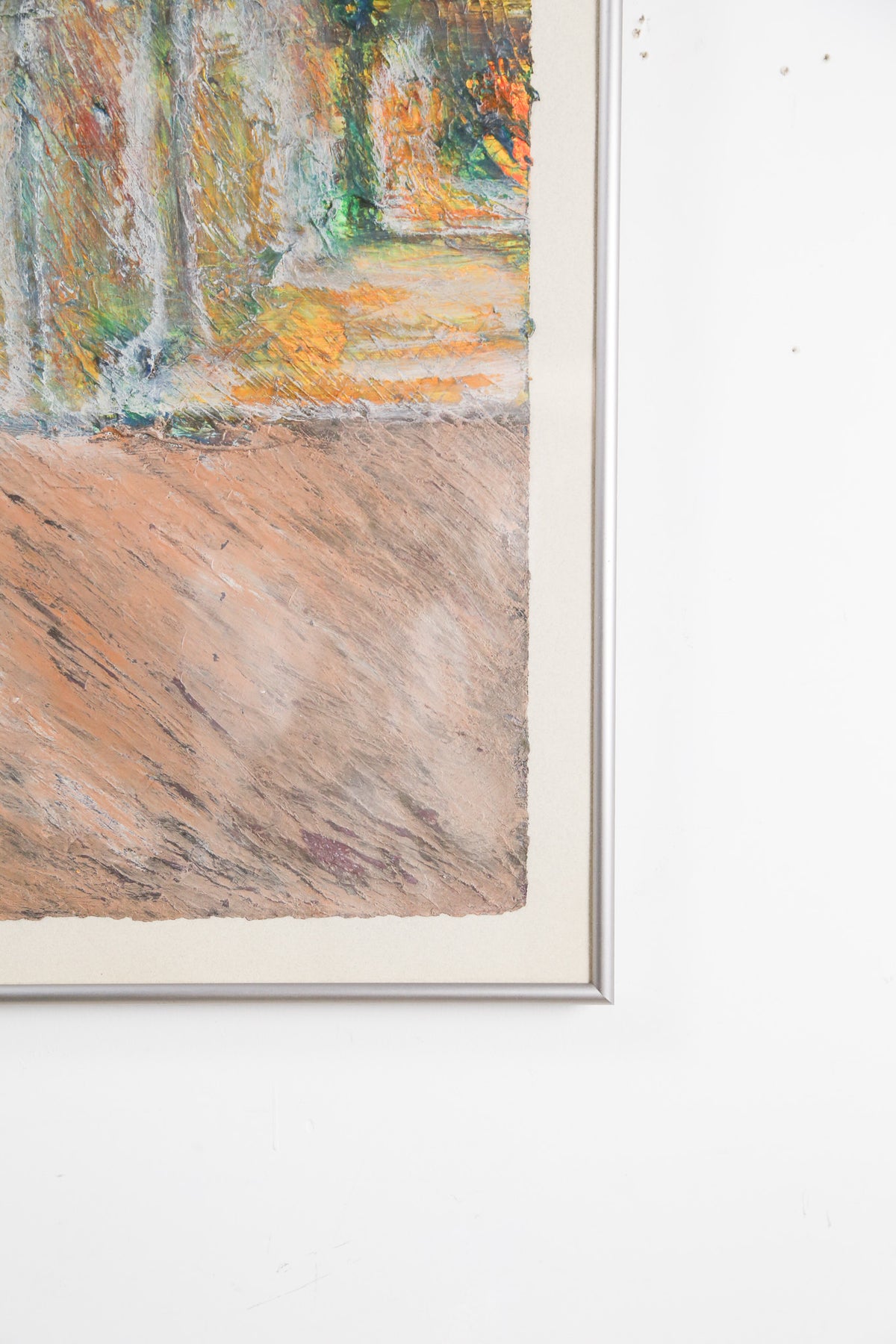 Vintage Abstract Art Frame by Jessica Feldheim / ヴィンテージ アブストラクト アートフレーム