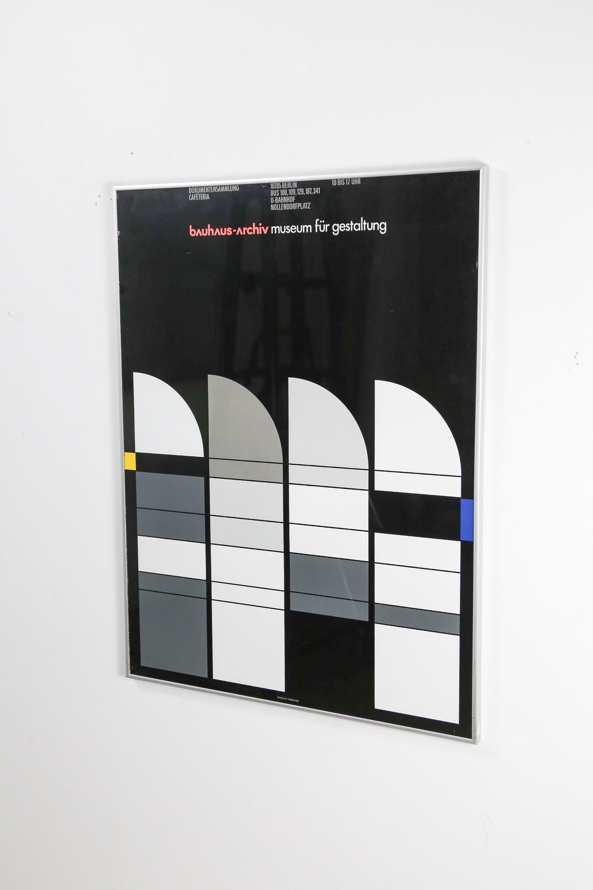 Bauhaus-Archiv Museum für Gestaltung Poster / バウハウス資料館 ポスター フレーム付き
