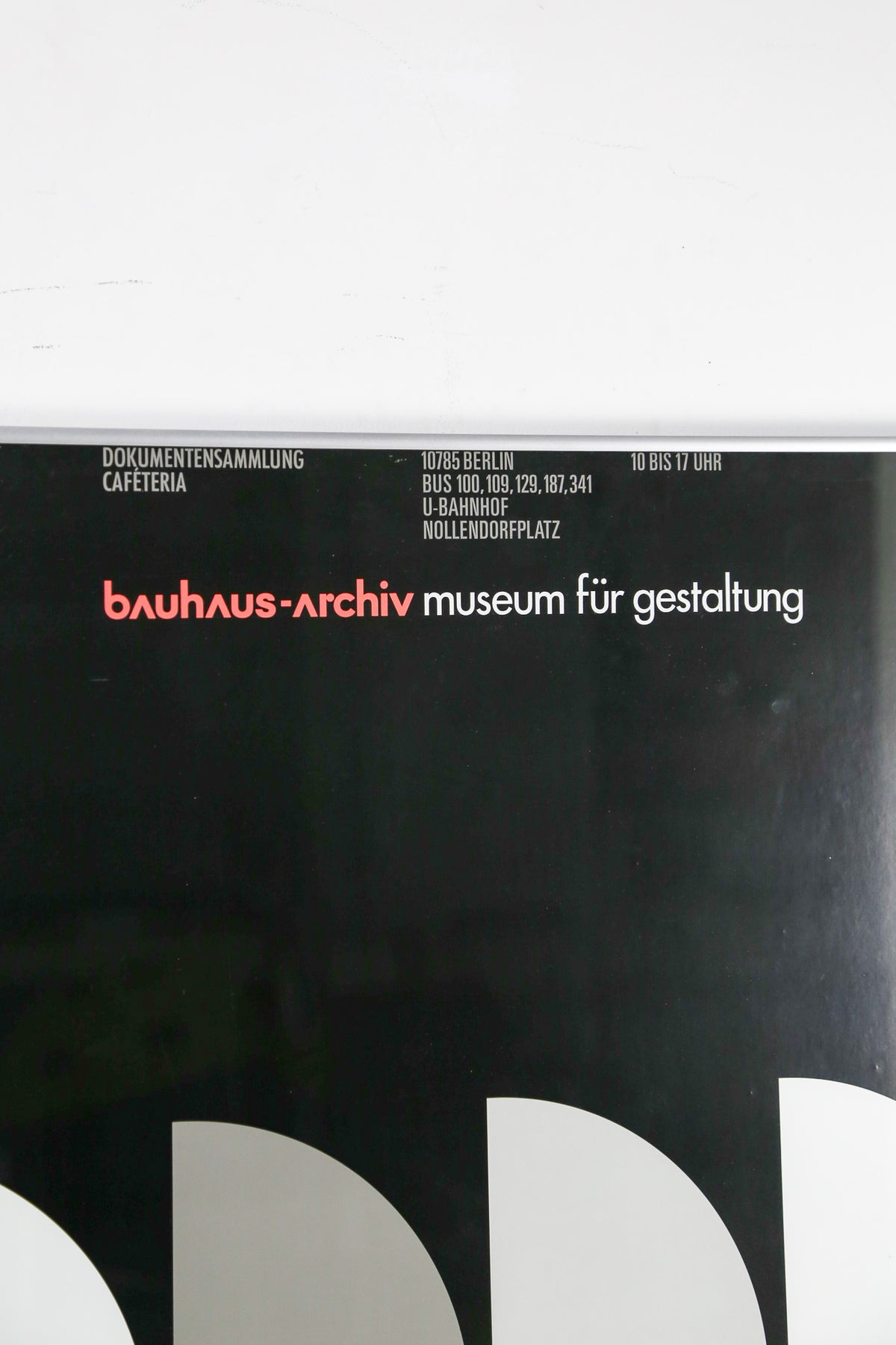 Bauhaus-Archiv Museum für Gestaltung Poster / バウハウス資料館 ポスター フレーム付き