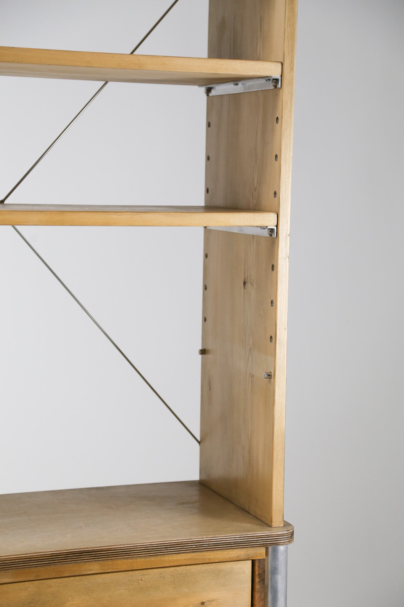Plywood & Metal Pipe Tall Shelf / 合板とメタルパイプのトール