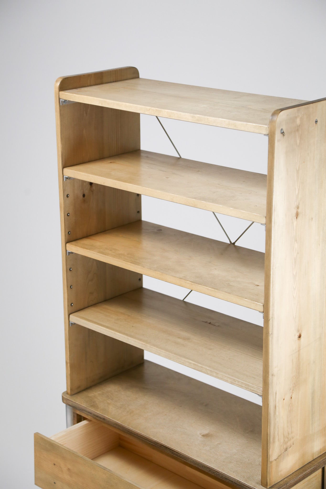 Plywood & Metal Pipe Tall Shelf / 合板とメタルパイプのトールシェルフ