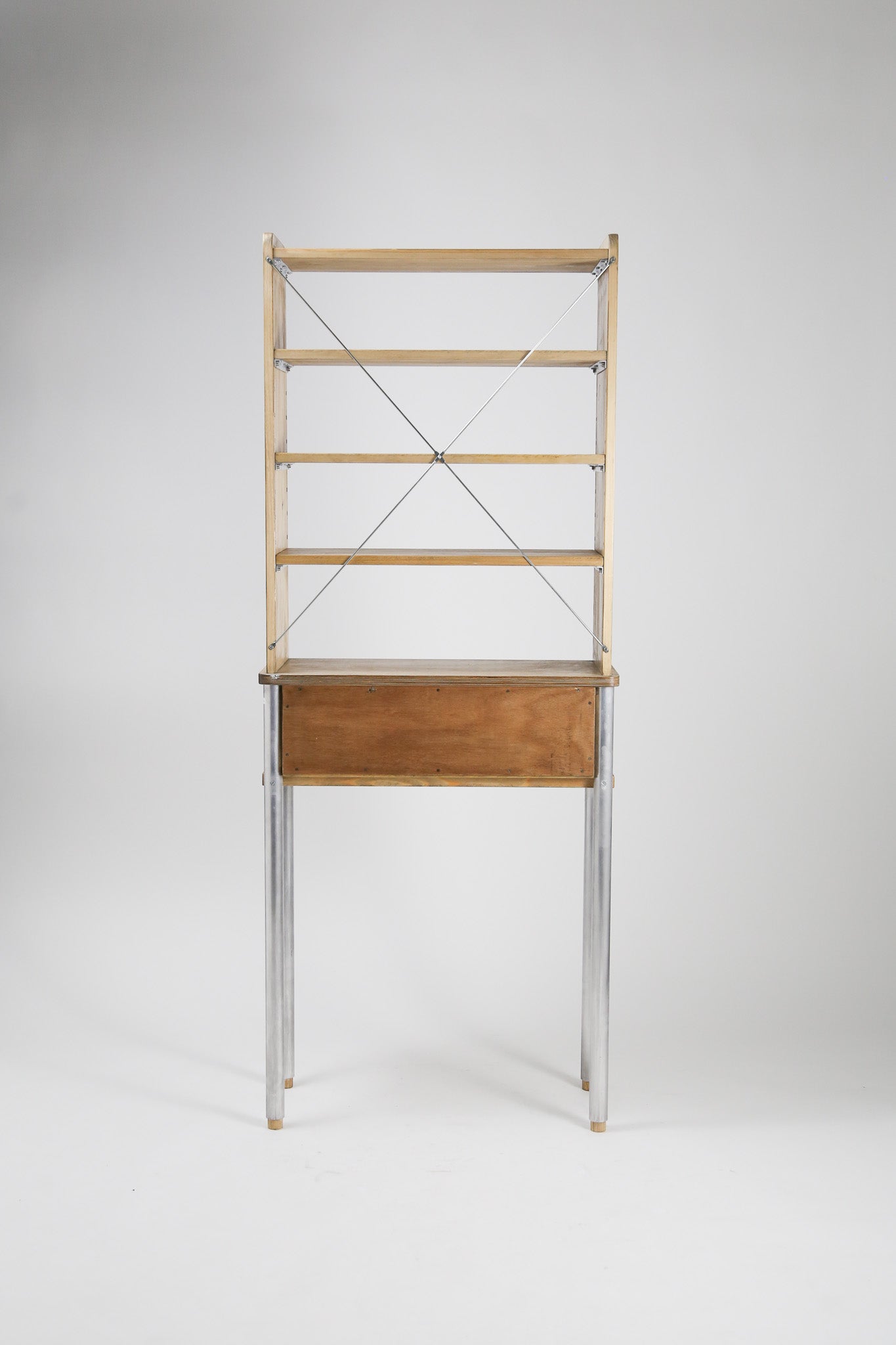 Plywood & Metal Pipe Tall Shelf / 合板とメタルパイプのトールシェルフ