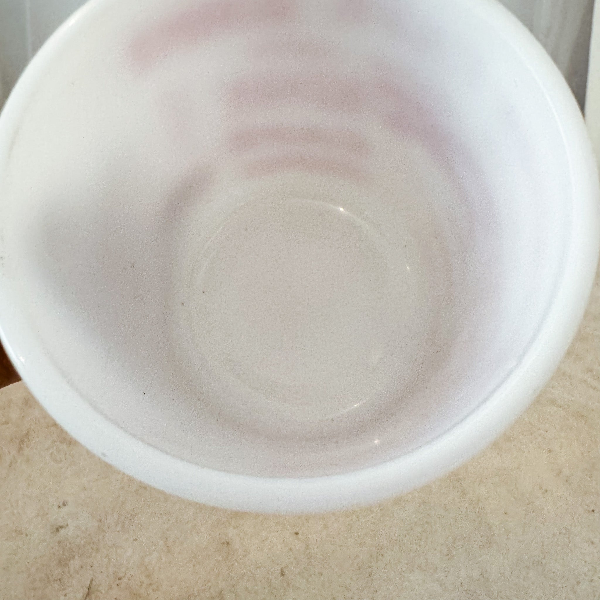 CAFE Milk Glass Mug /  CAFEミルクガラスマグ