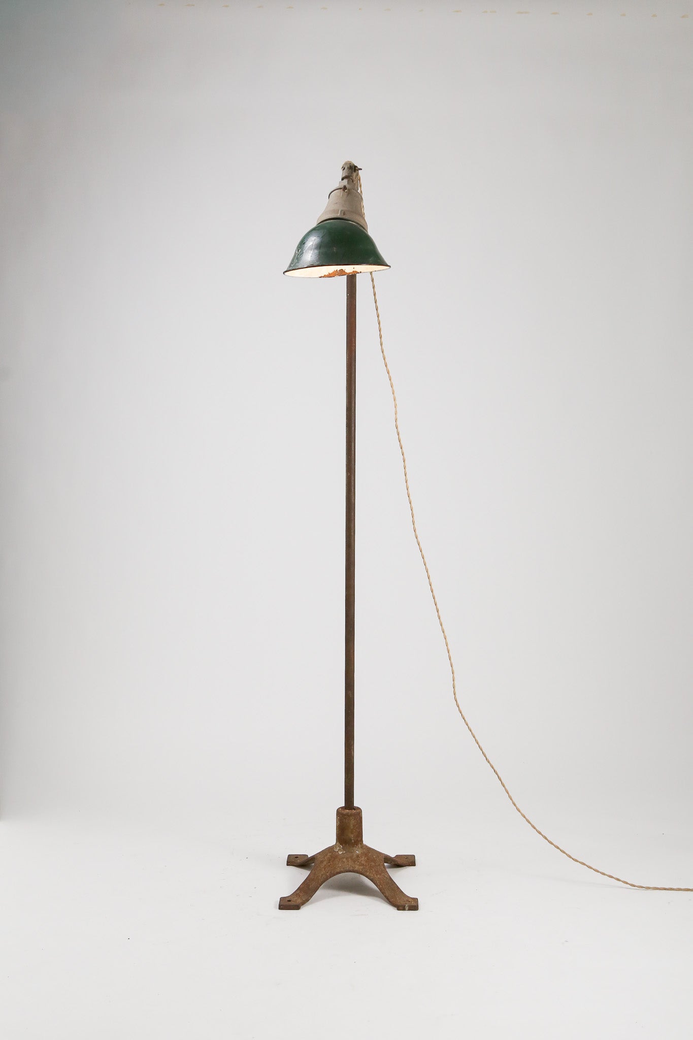 【希少】レトロ照明【美品】フロアランプ　昭和レトロ　インダストリアル ビンテージ Vintage Industrial Floor Lamp / ヴィンテージ インダストリアル