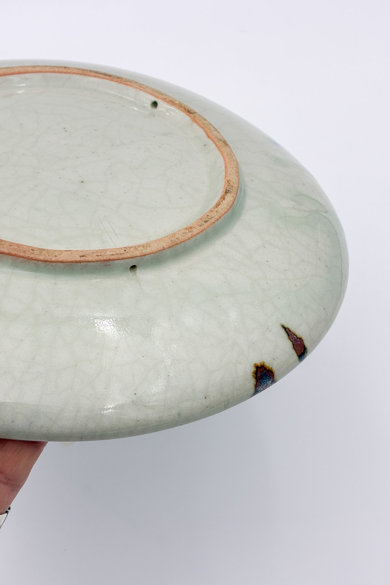 Geometric Thunderbolt Pattern Plate / カミナリのような模様の皿