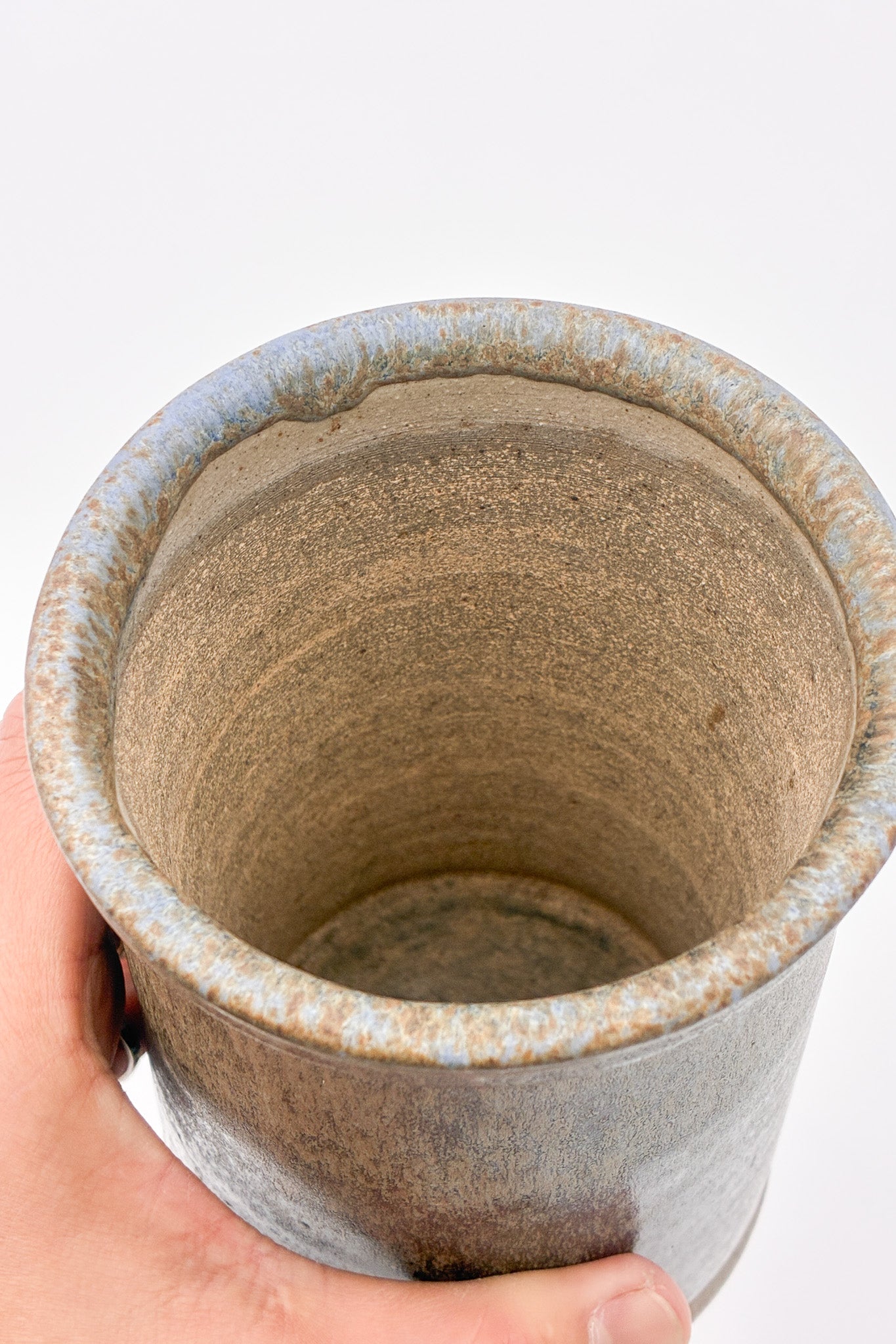 Cylindrical Container / 円筒形の容器（ブルーグラデーション）