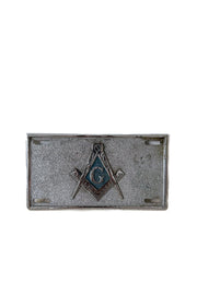 Freemason Logo Metal Plate / フリーメイソンロゴ金属プレート