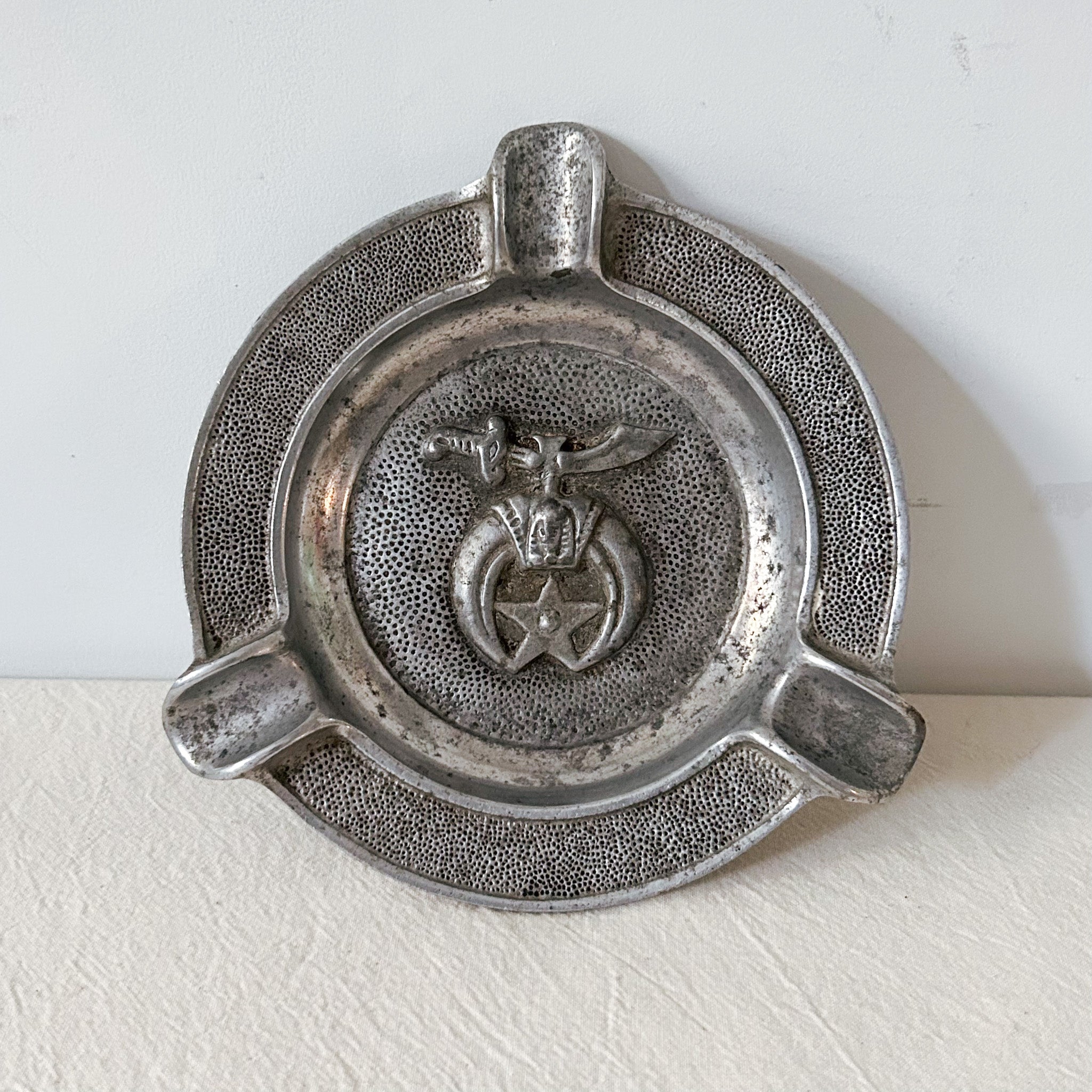 Shriner Metal Ashtray / シュライナーロゴ金属製灰皿