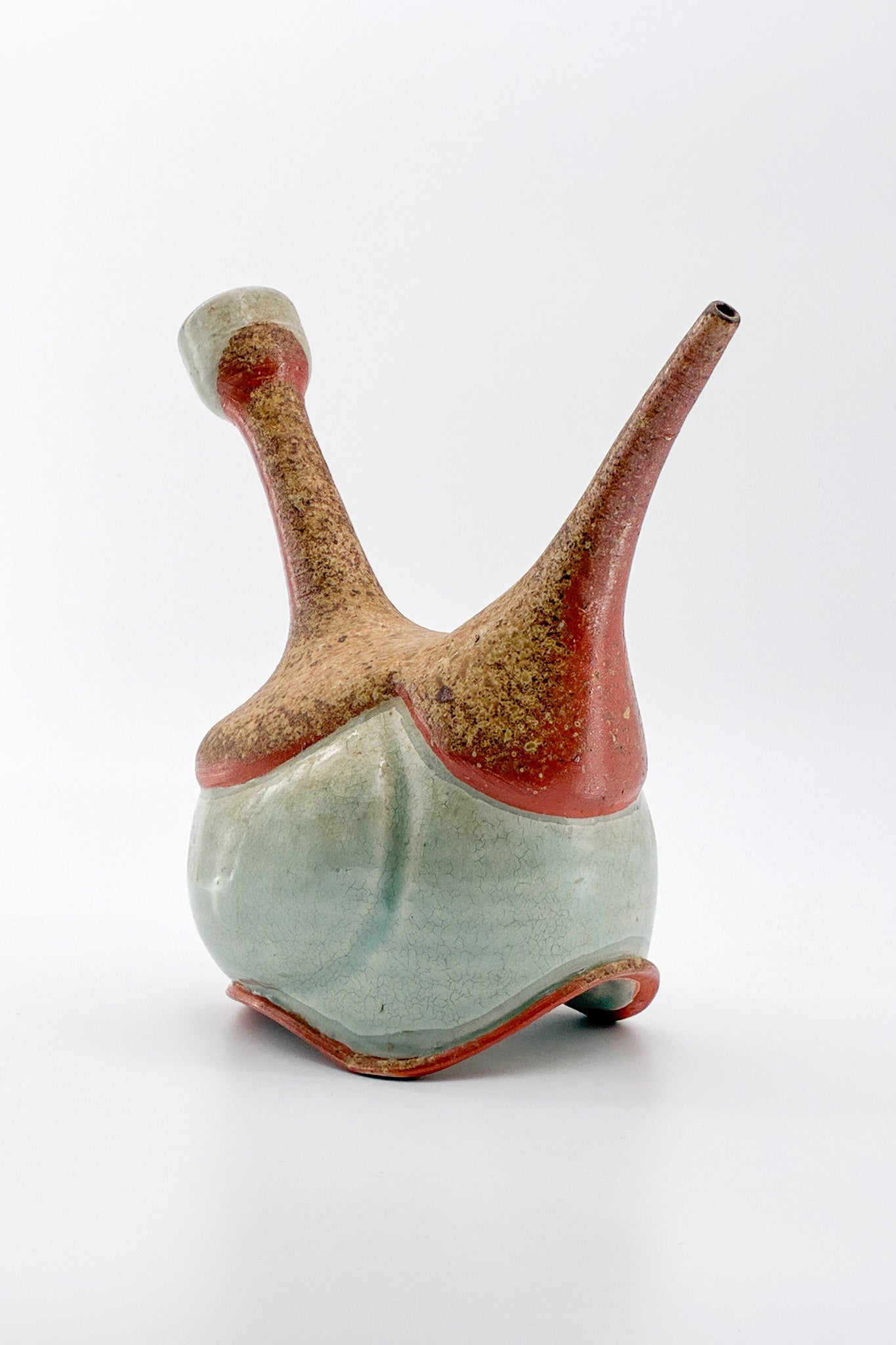 Abstract Ceramic Sculptural Vase / 抽象的フォルム セラミック オブジェ・花器
