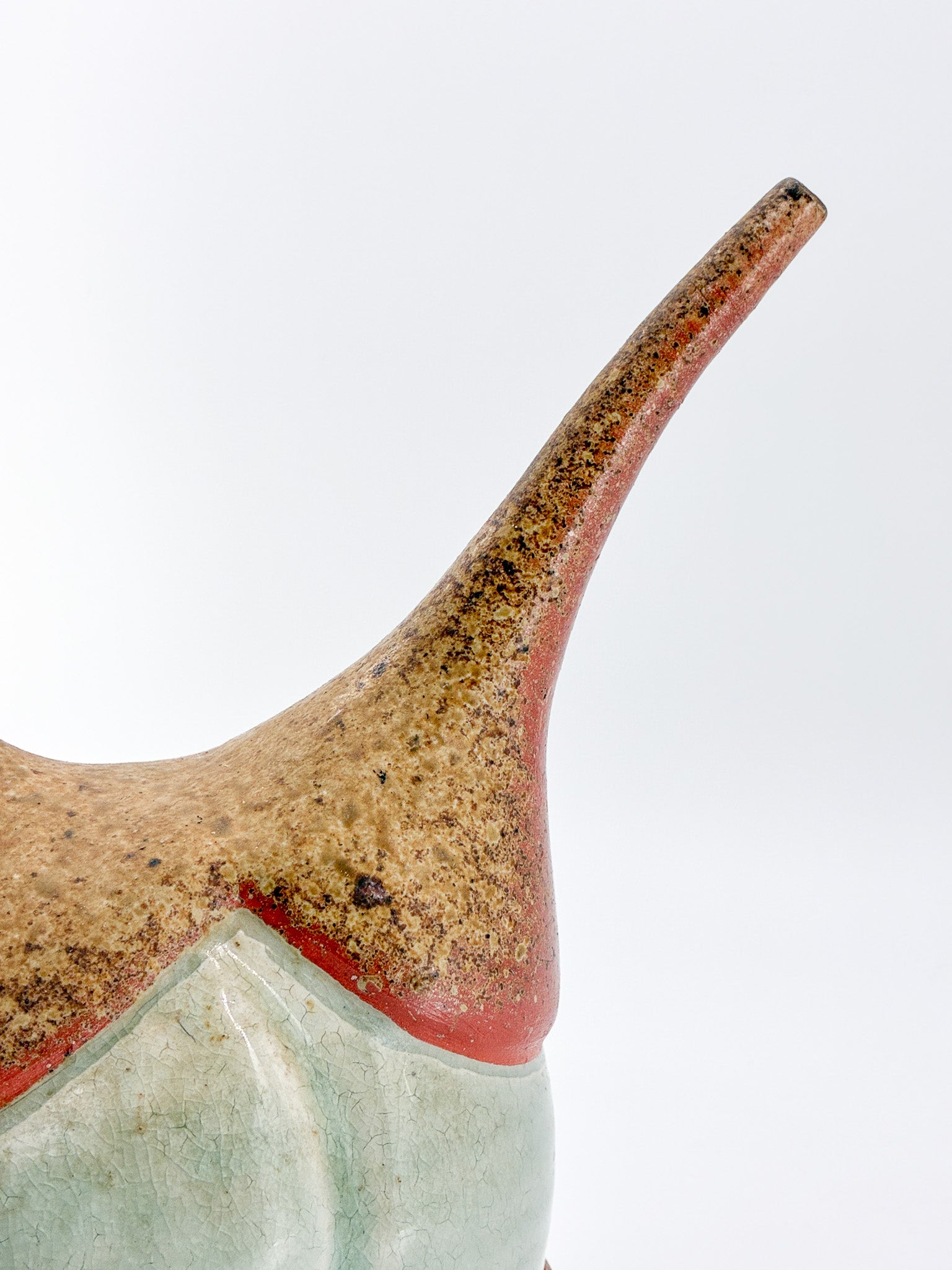 Abstract Ceramic Sculptural Vase / 抽象的フォルム セラミック オブジェ・花器