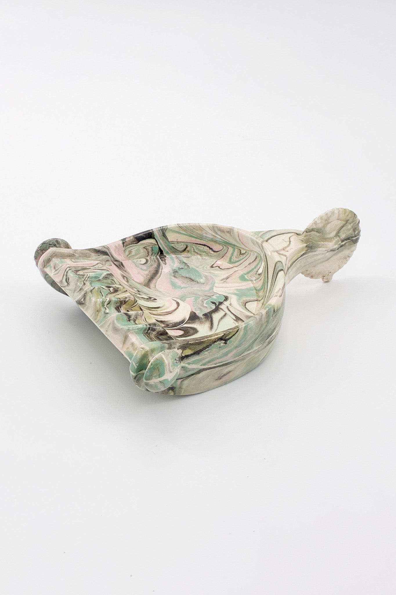 Ceramic Marble Ashtray / 陶器のマーブル柄 灰皿