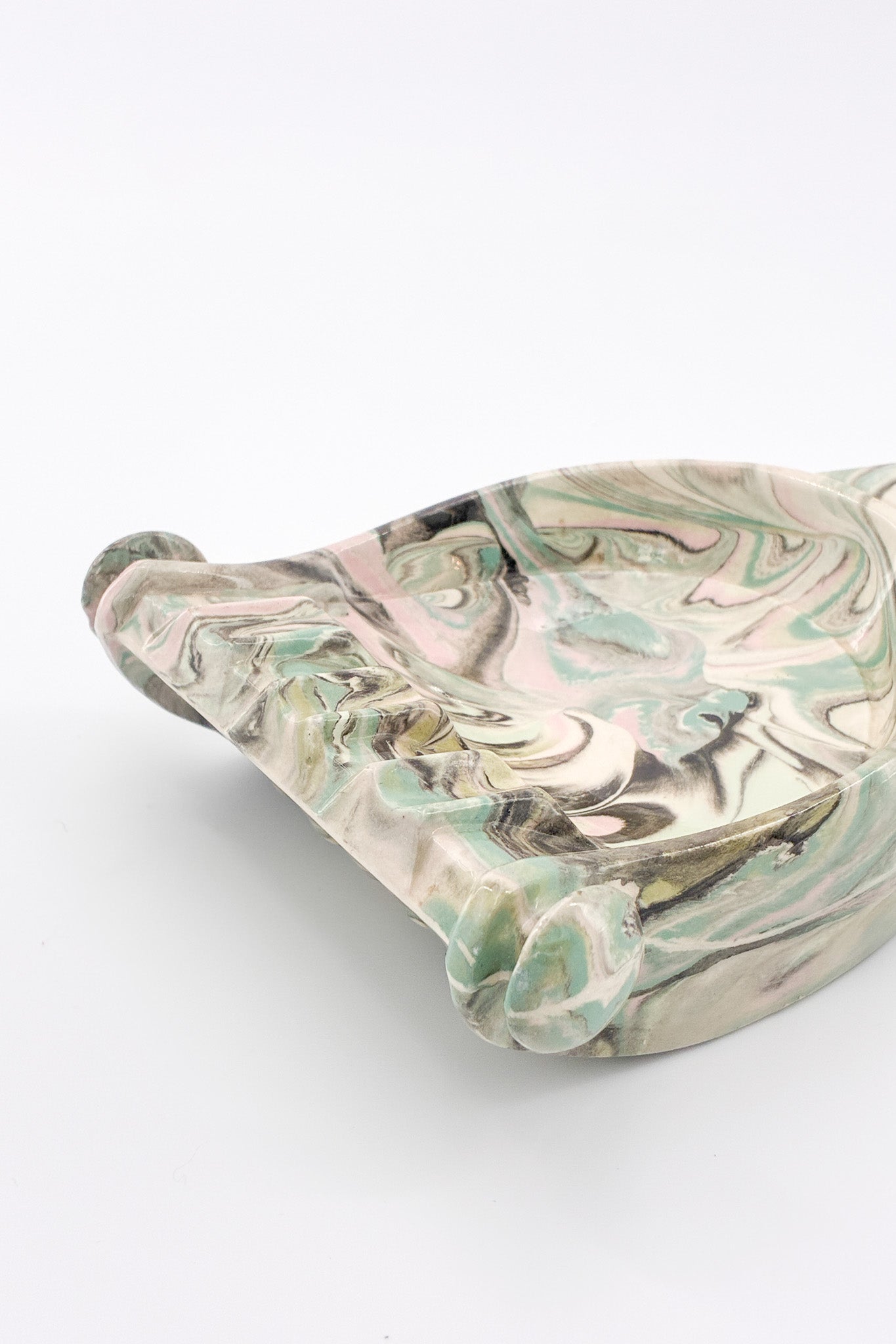 Ceramic Marble Ashtray / 陶器のマーブル柄 灰皿