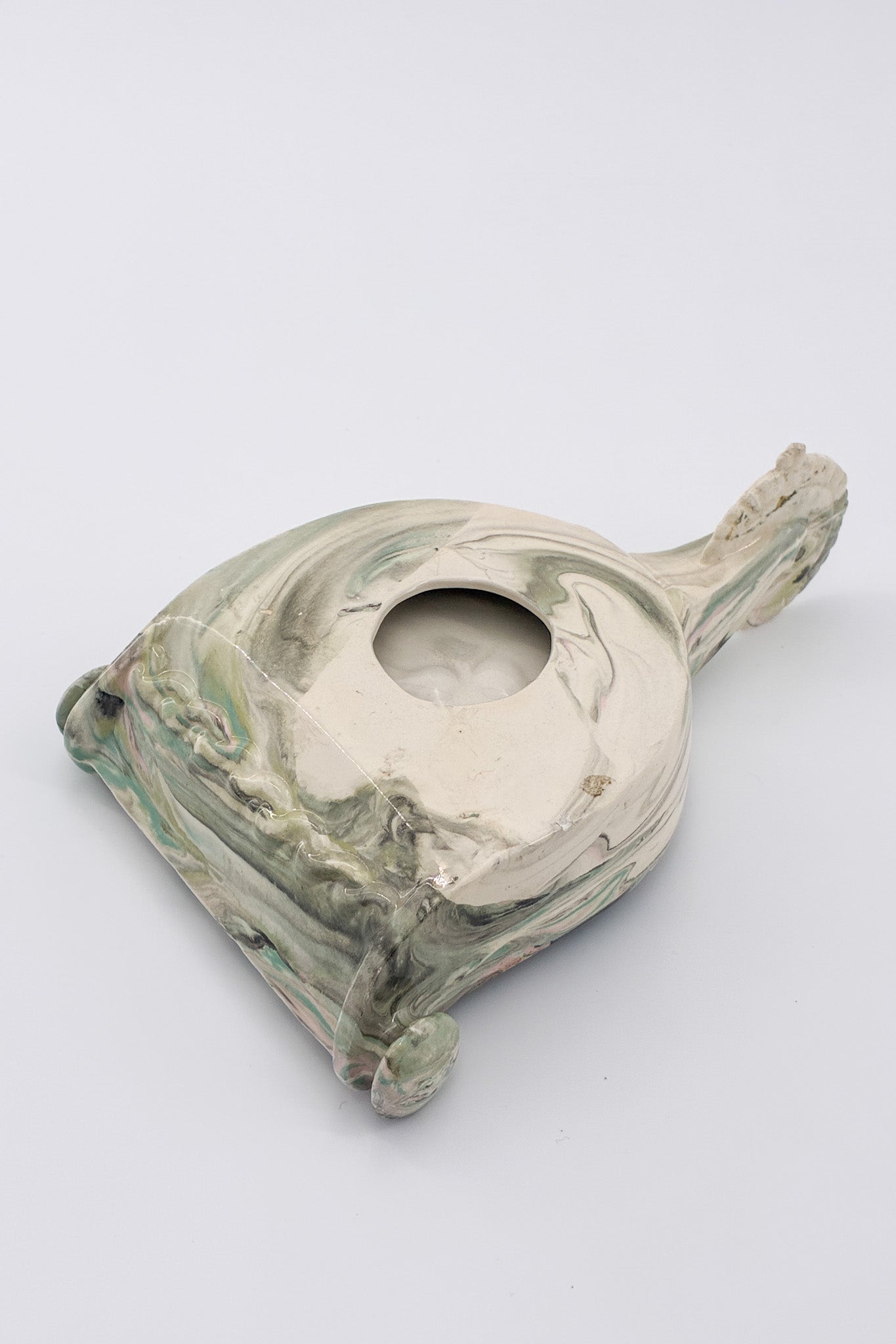 Ceramic Marble Ashtray / 陶器のマーブル柄 灰皿